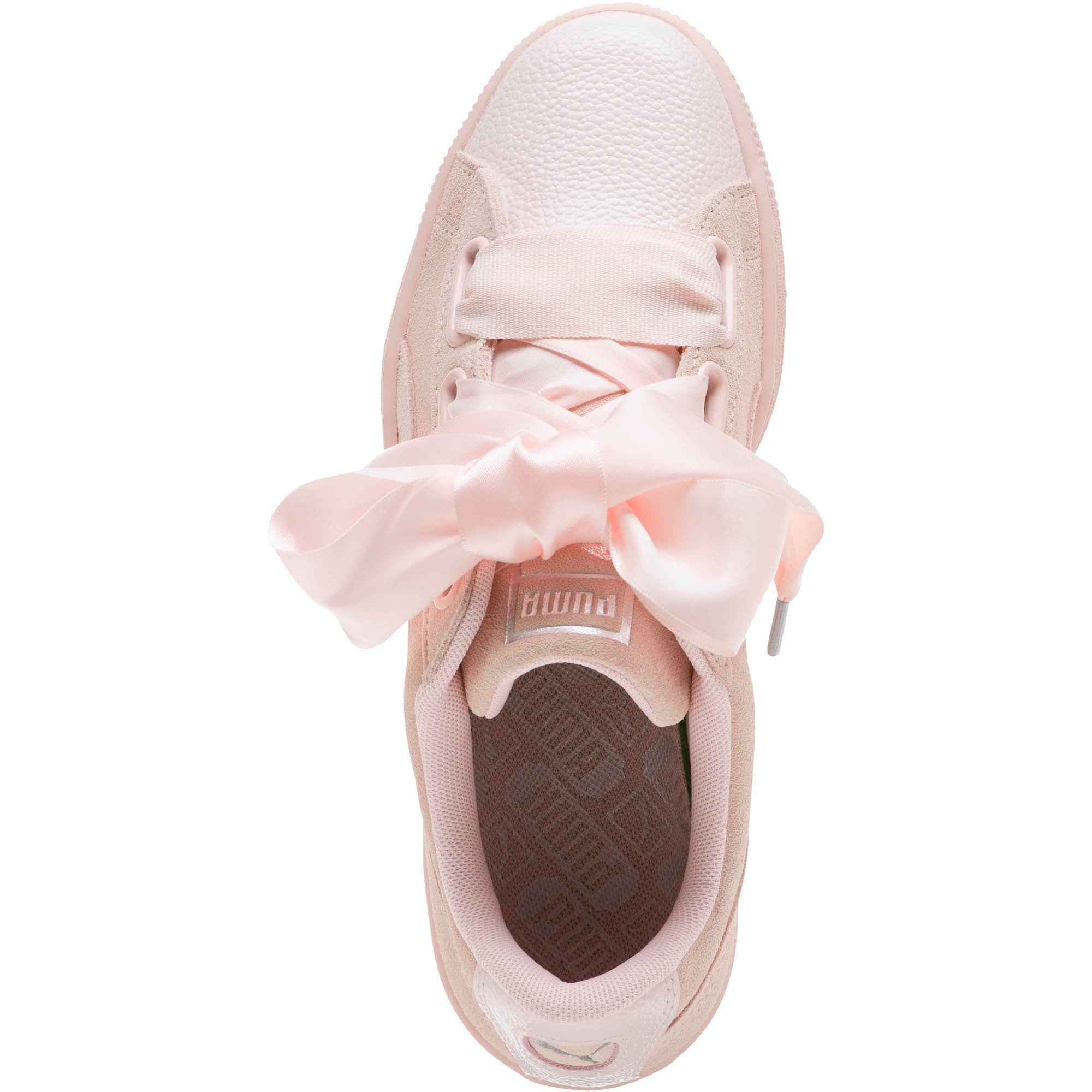 [366441-02] Womens Suede Heart Bubble