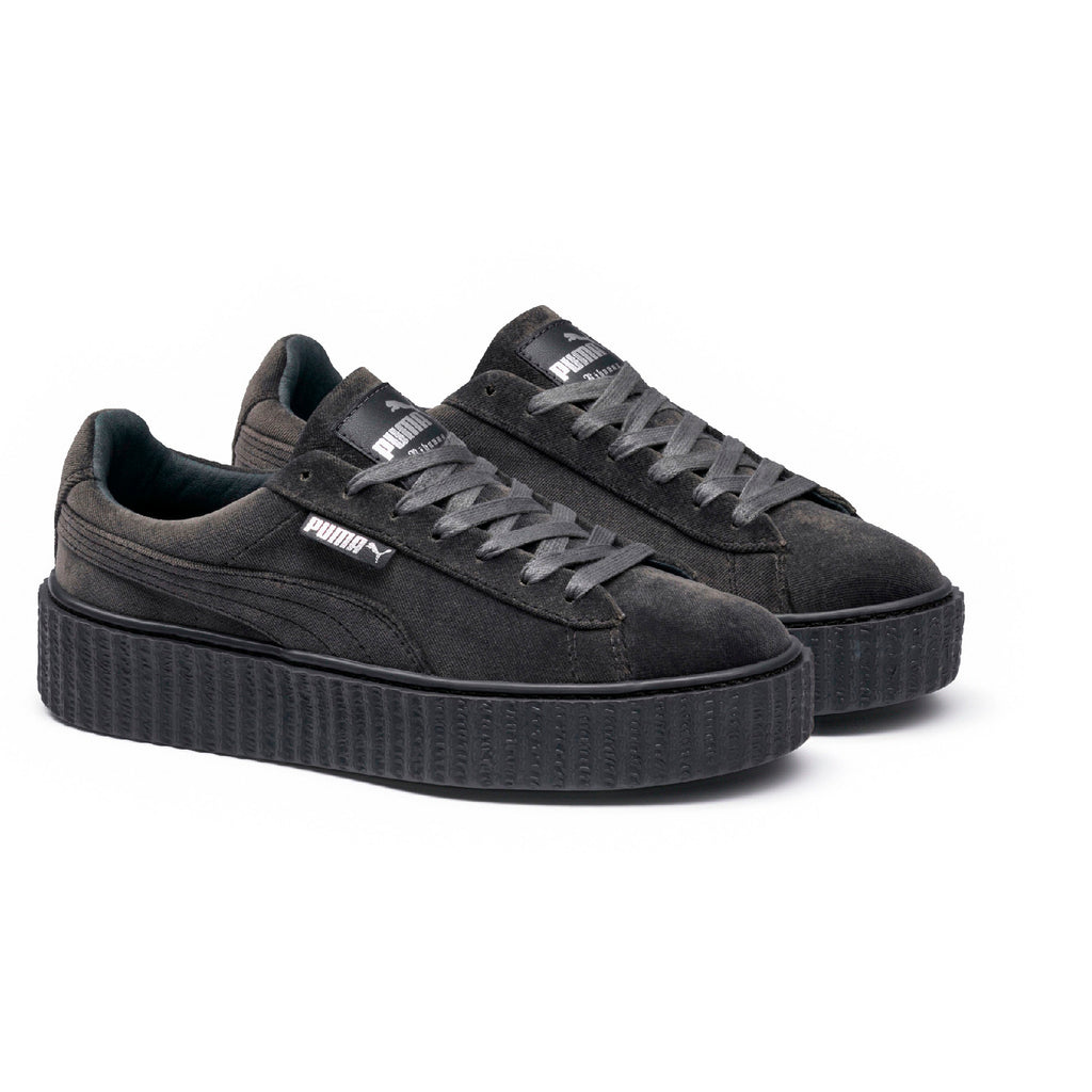 [364466-03] Womens Creeper Velvet
