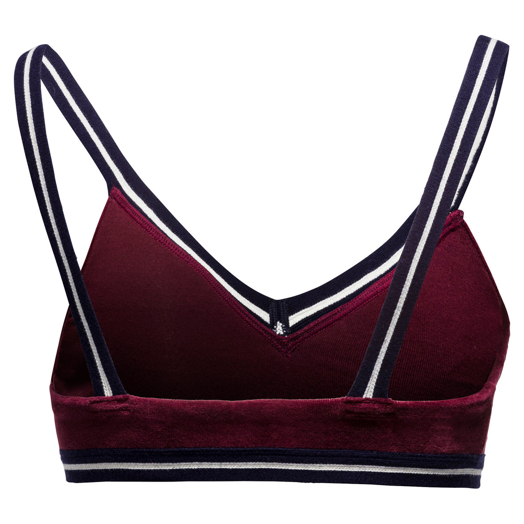 [575736-01] Womens Puma x Fenty by Rihanna V-Neck Velour Crop Top