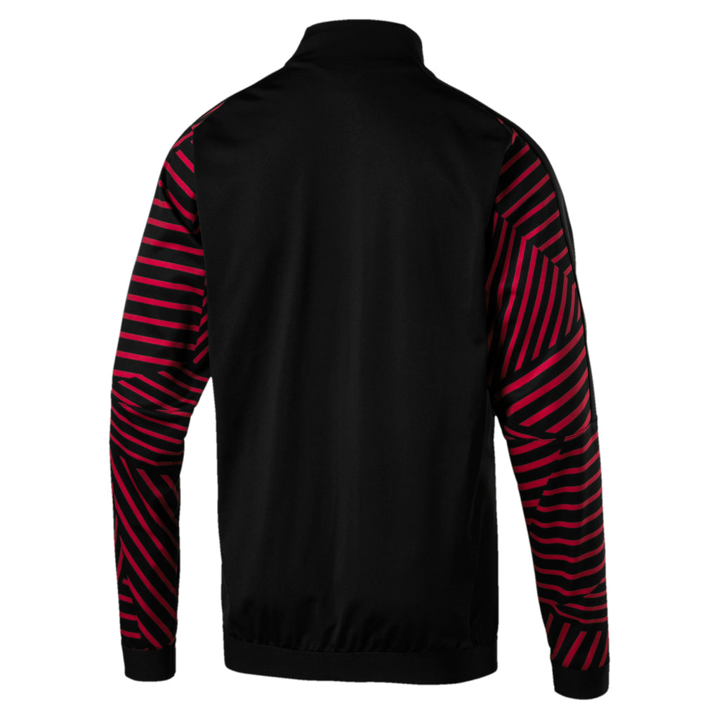 [754453-10] Mens AC Milan Stadium Jacket W/ Sponsor