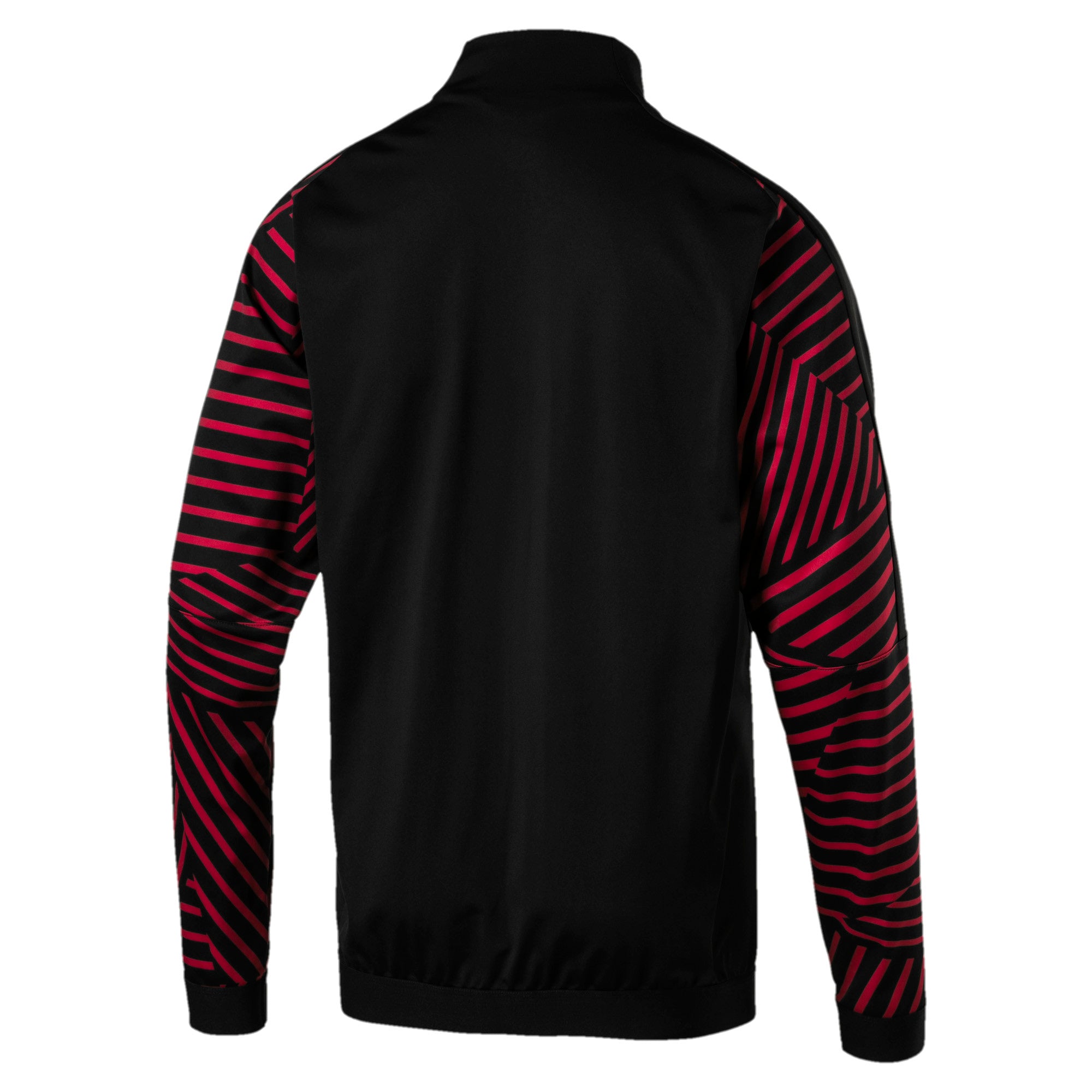 [754453-10] Mens AC Milan Stadium Jacket W/ Sponsor