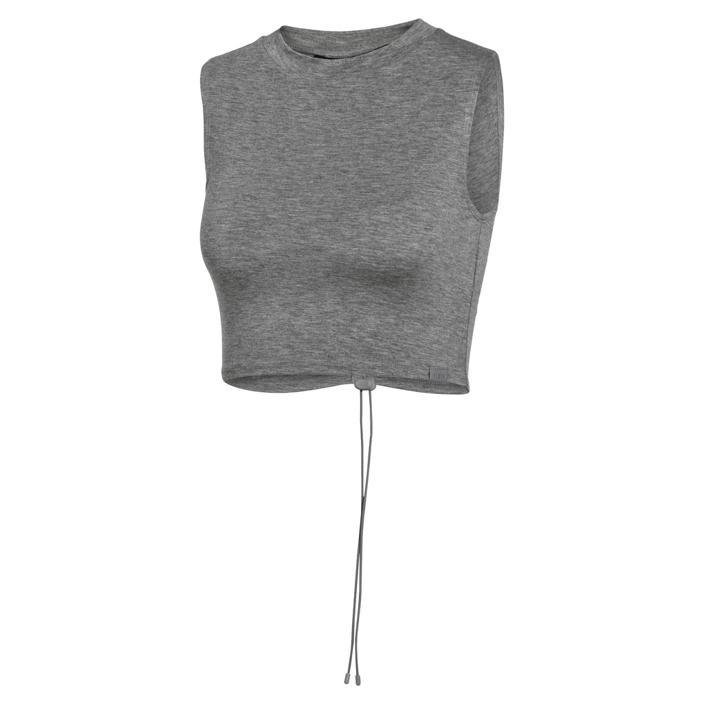 [577243-01] Womens Puma x Fenty by Rihanna Ruched Sleeveless Crew Neck