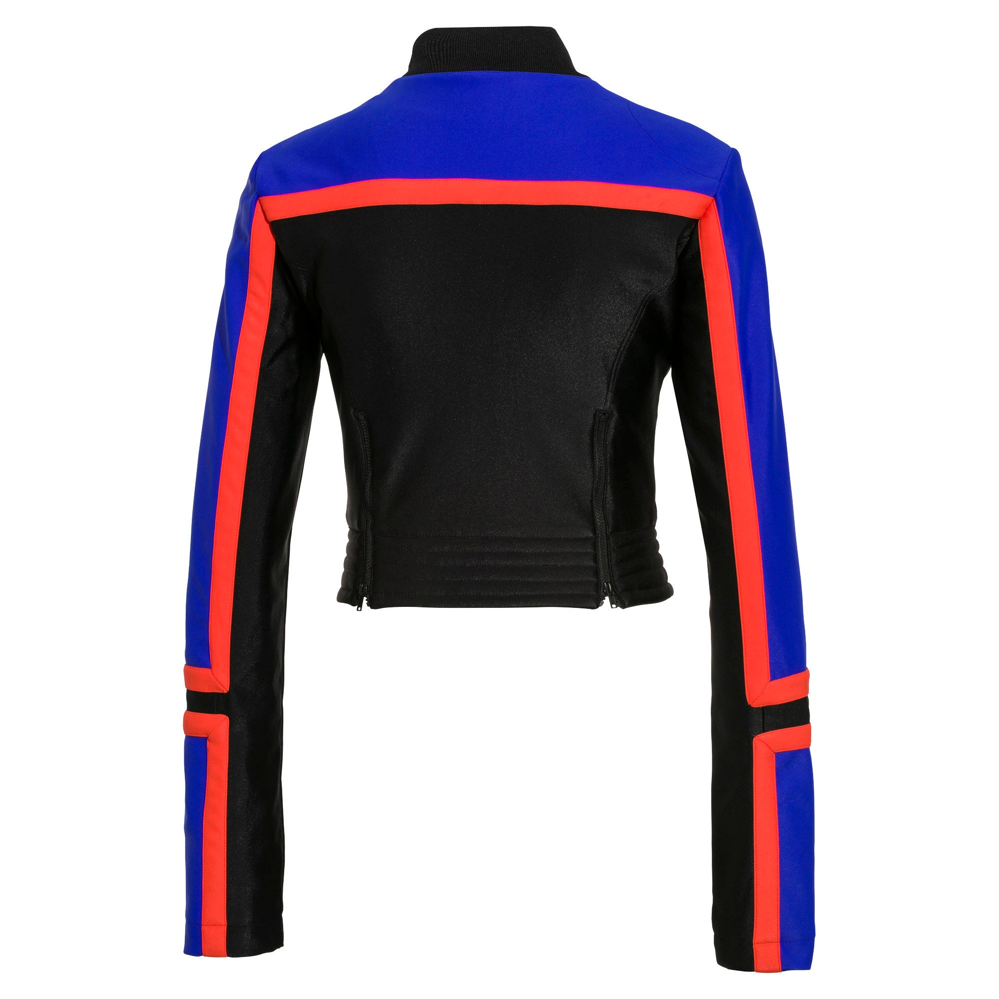[577352-01] Womens Puma x Fenty by Rihanna Scuba Panelled Biker Jacket