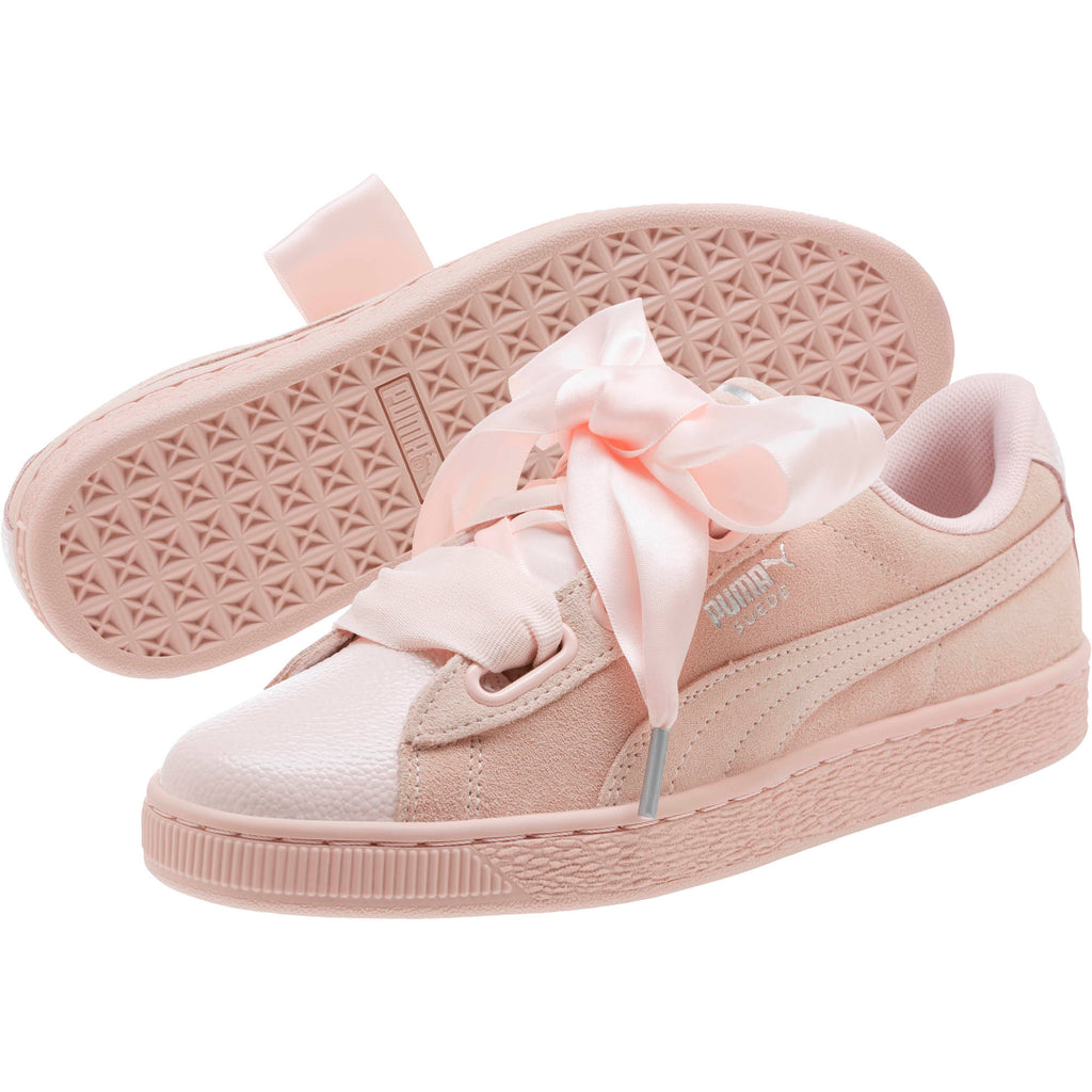[366441-02] Womens Suede Heart Bubble