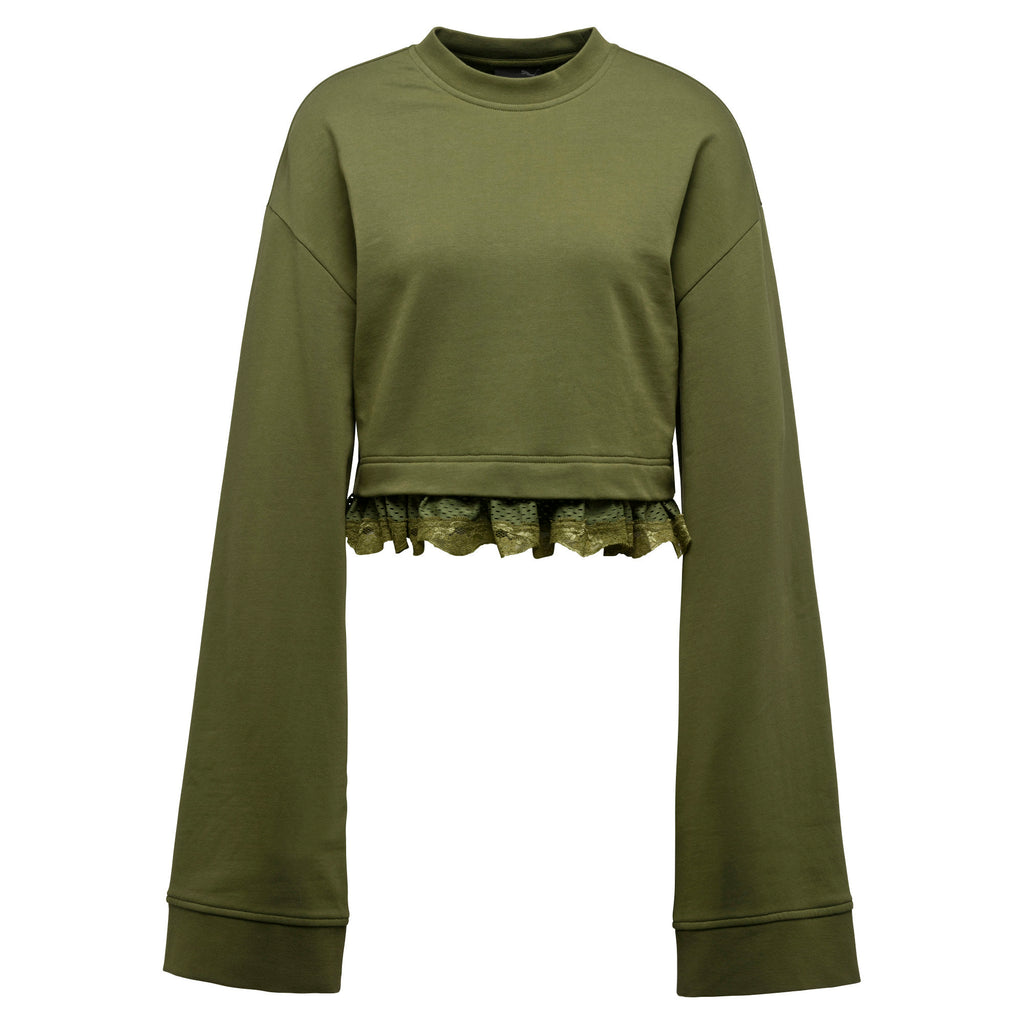 [574289-02] Womens Puma x Fenty by Rihanna Cropped Long Sleeve
