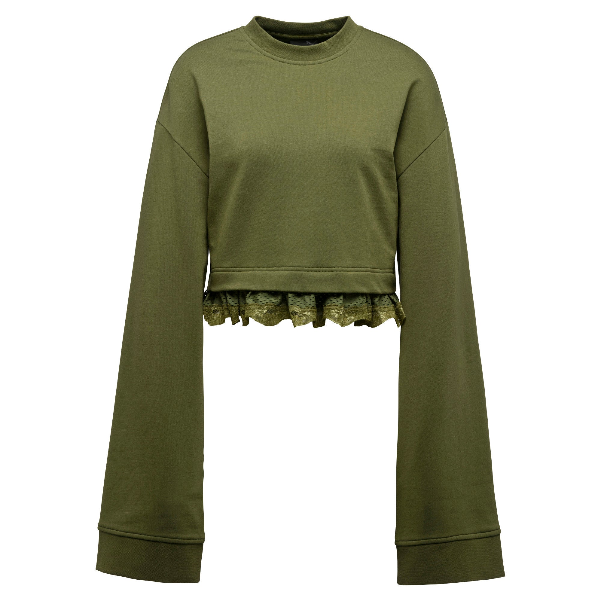 [574289-02] Womens Puma x Fenty by Rihanna Cropped Long Sleeve