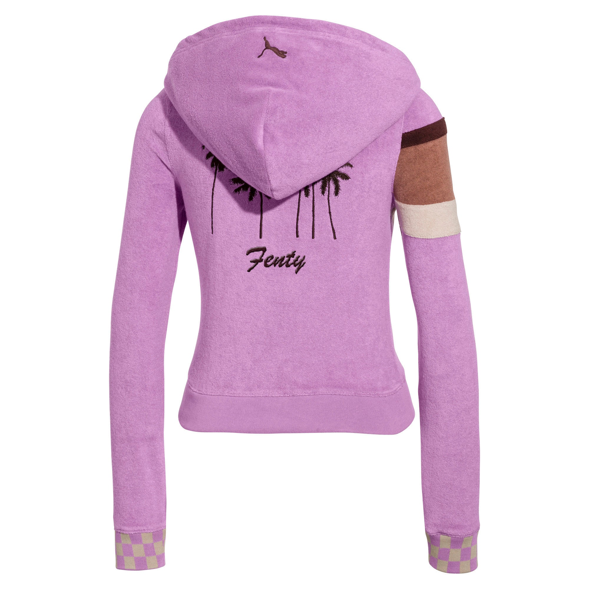 [577320-02] Womens Puma x Fenty by Rihanna Terrycloth Zip-Up Racing Jacket