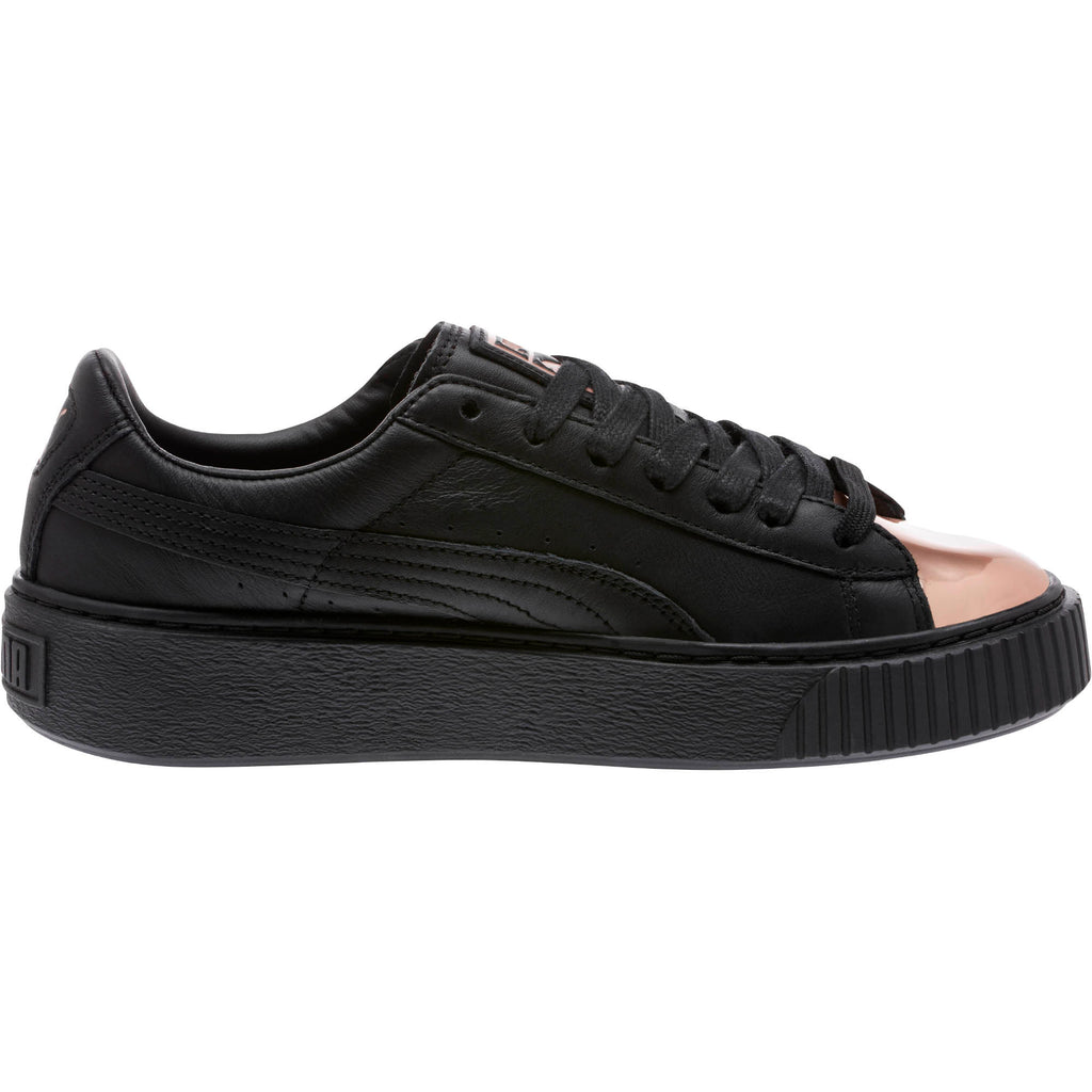 [366169-02] Womens Basket Platform Metallic