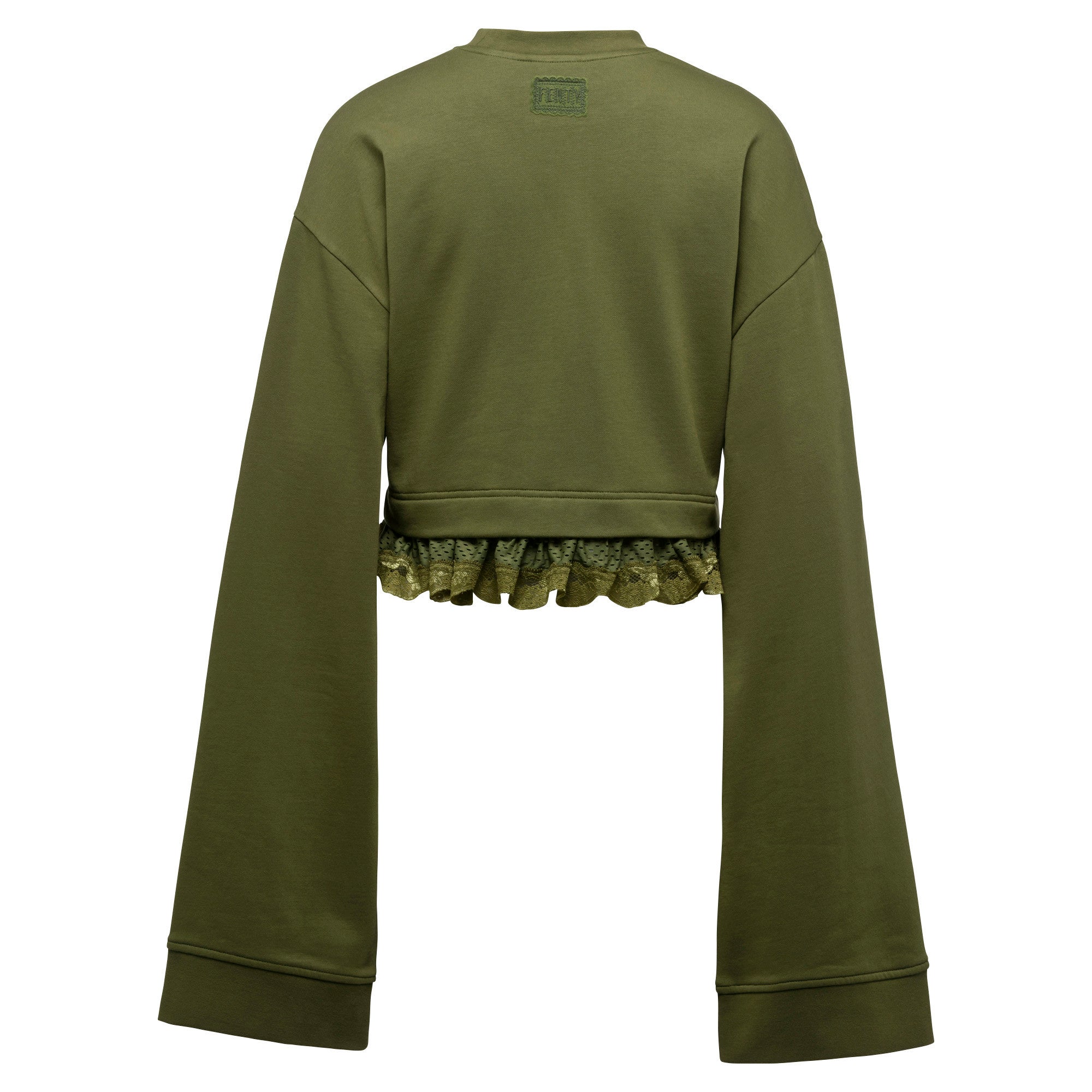 [574289-02] Womens Puma x Fenty by Rihanna Cropped Long Sleeve