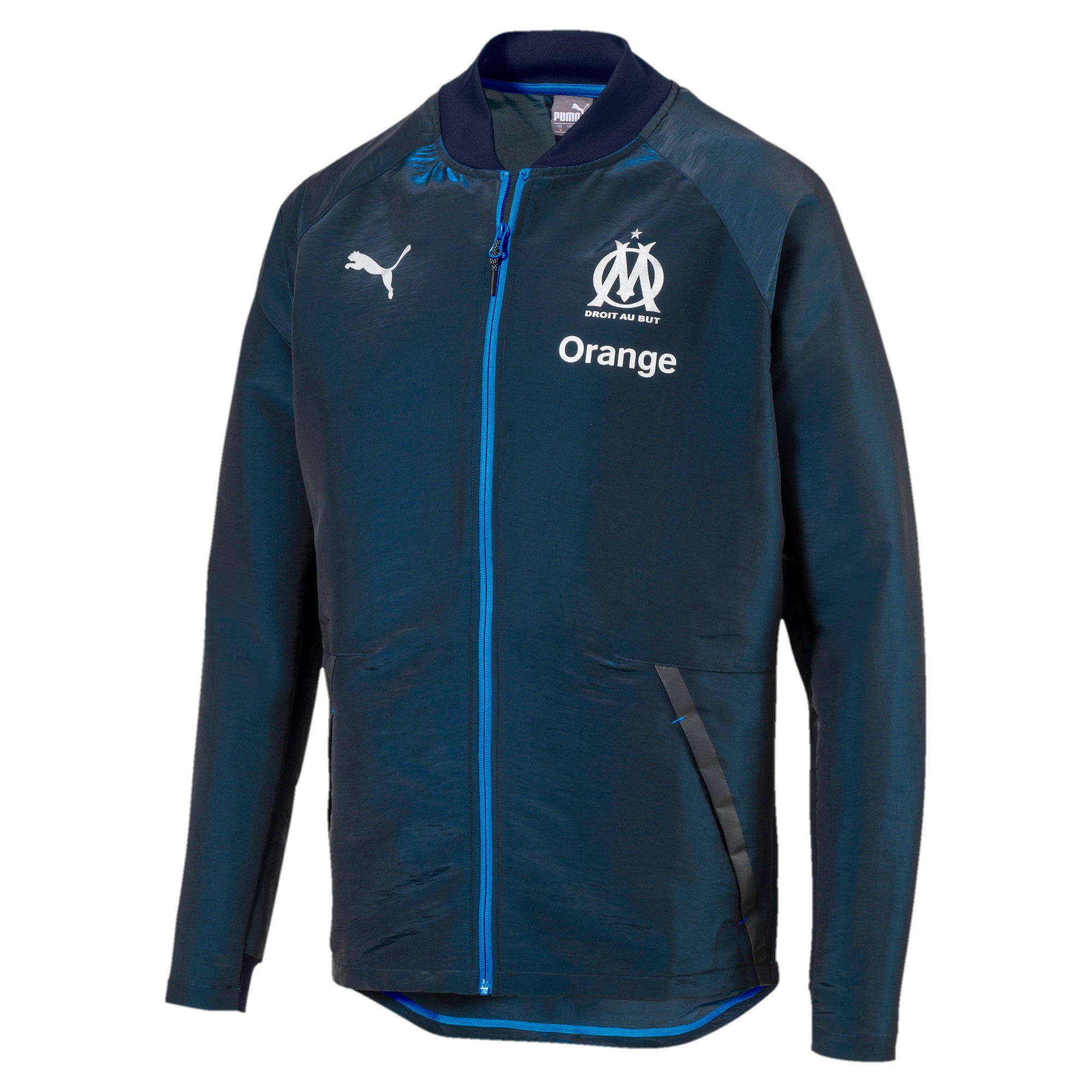 [754648-01] Mens Puma Olympique De Marseille Pro Jacket With S