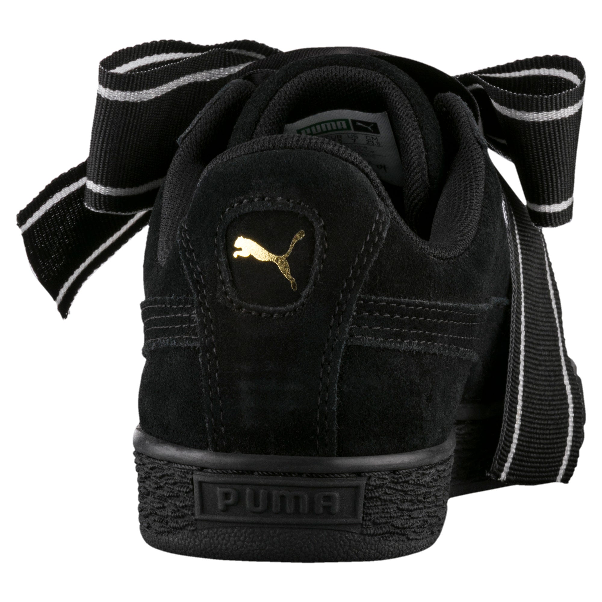 [364084-01] Womens Suede Heart Satin Ii