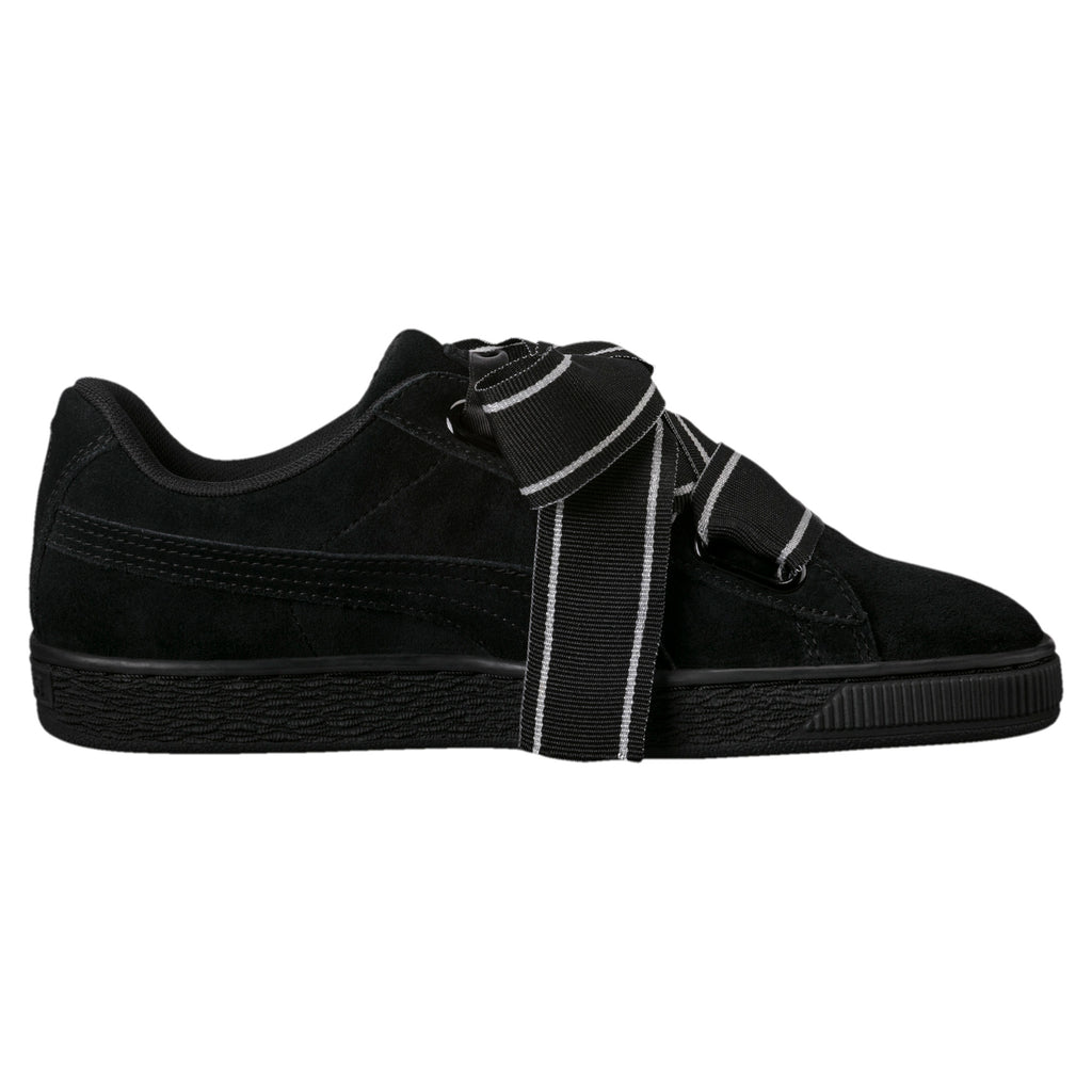 [364084-01] Womens Suede Heart Satin Ii