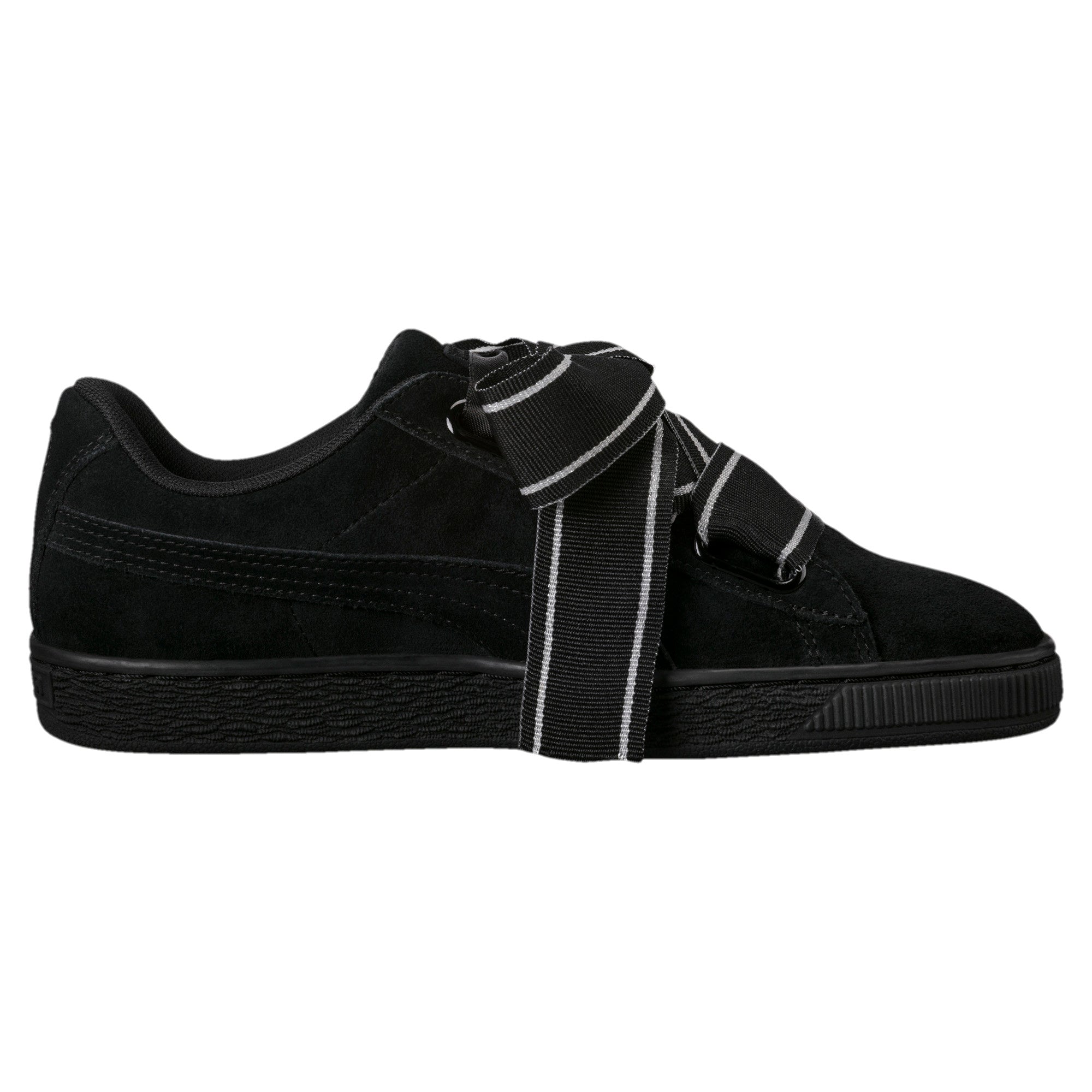 [364084-01] Womens Suede Heart Satin Ii