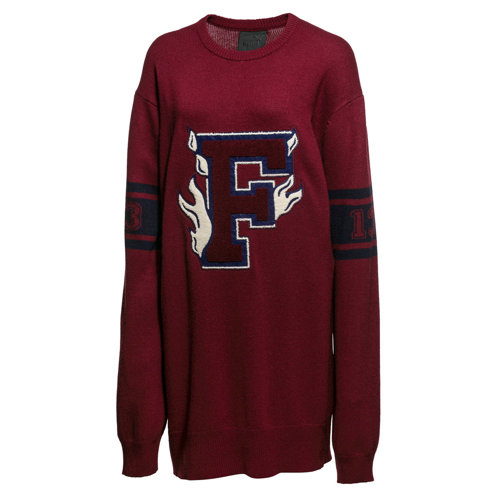 [575783-01] Womens Puma x Fenty by Rihanna Varsity Letter Sweater