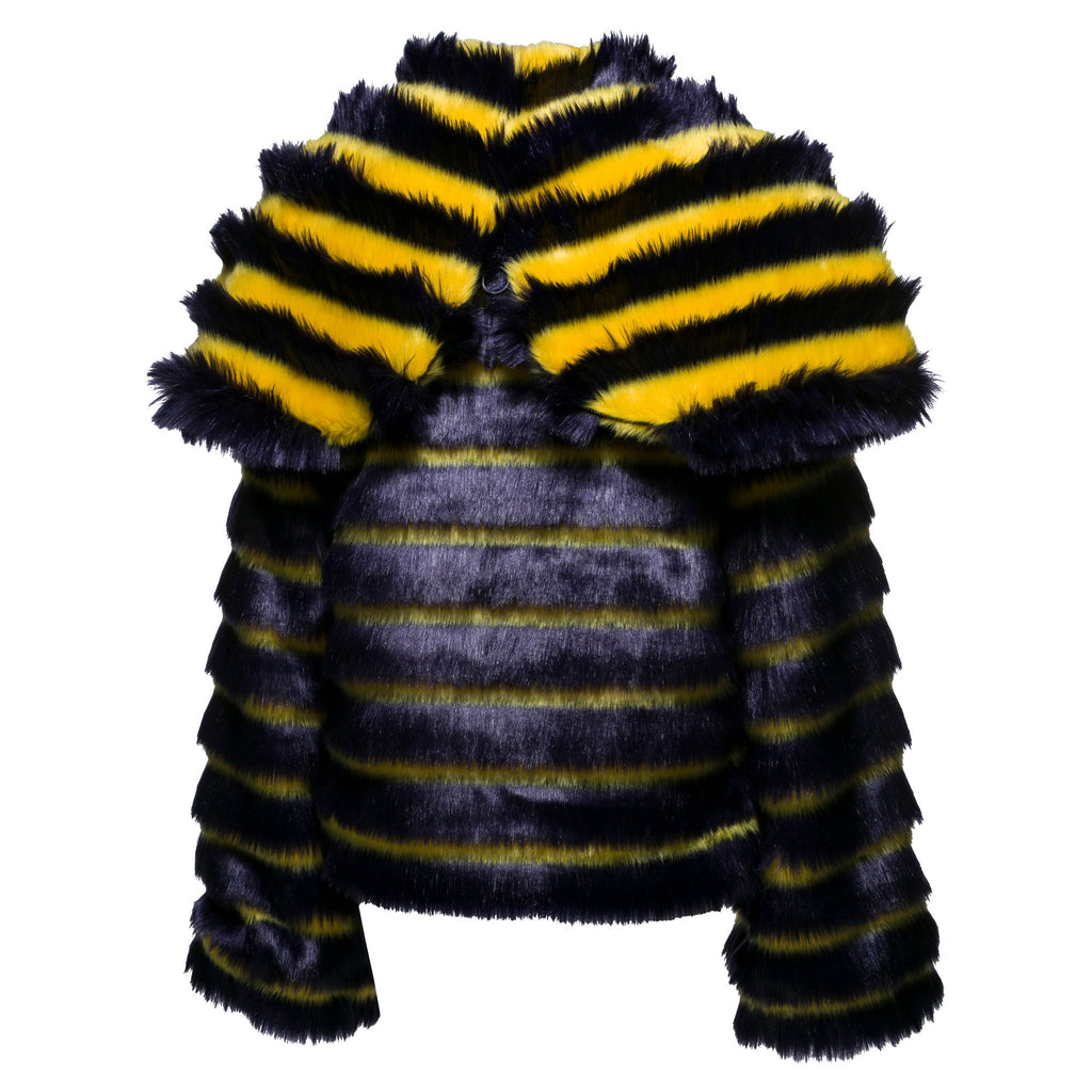 [575809-01] Womens Puma x Fenty by Rihanna Faux Fur Hooded Jacket