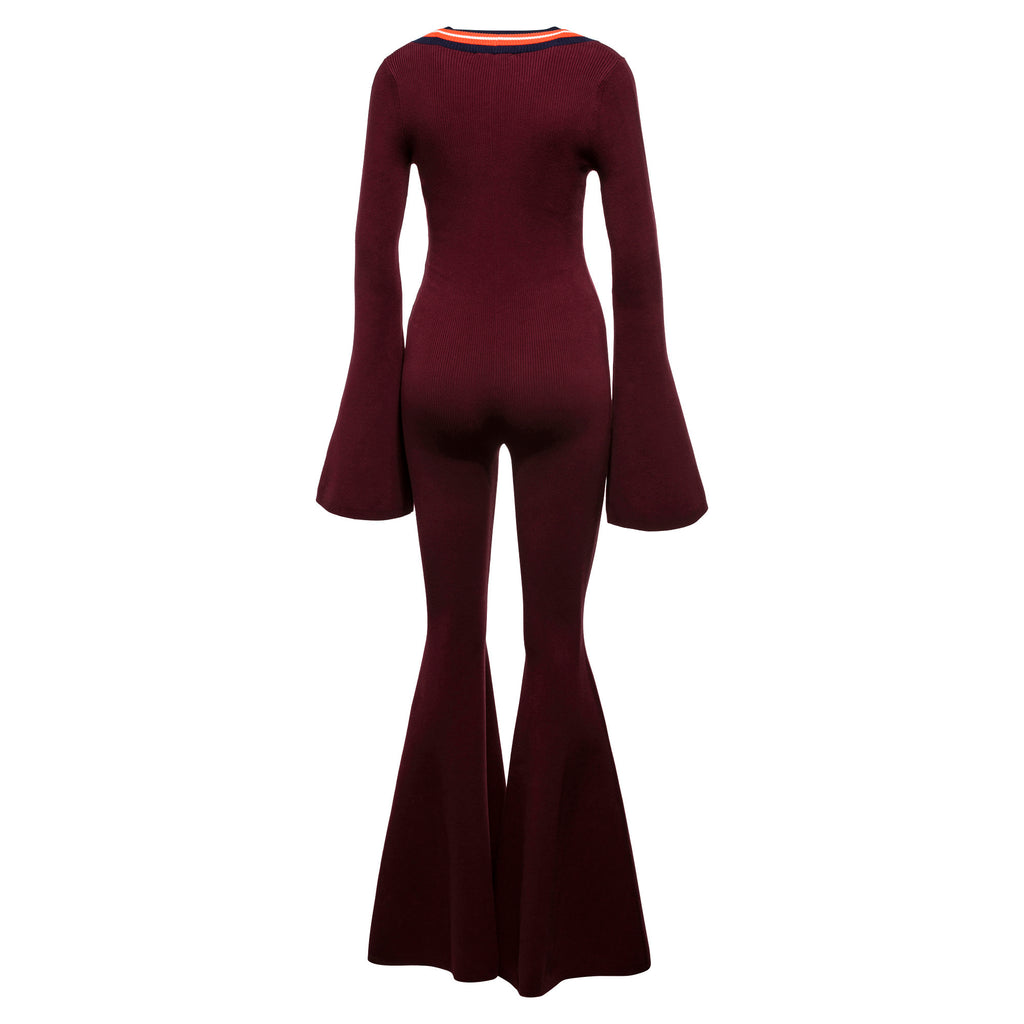 [575743-03] Womens Puma x Fenty by Rihanna Deep V Sweater Knit Onepiece
