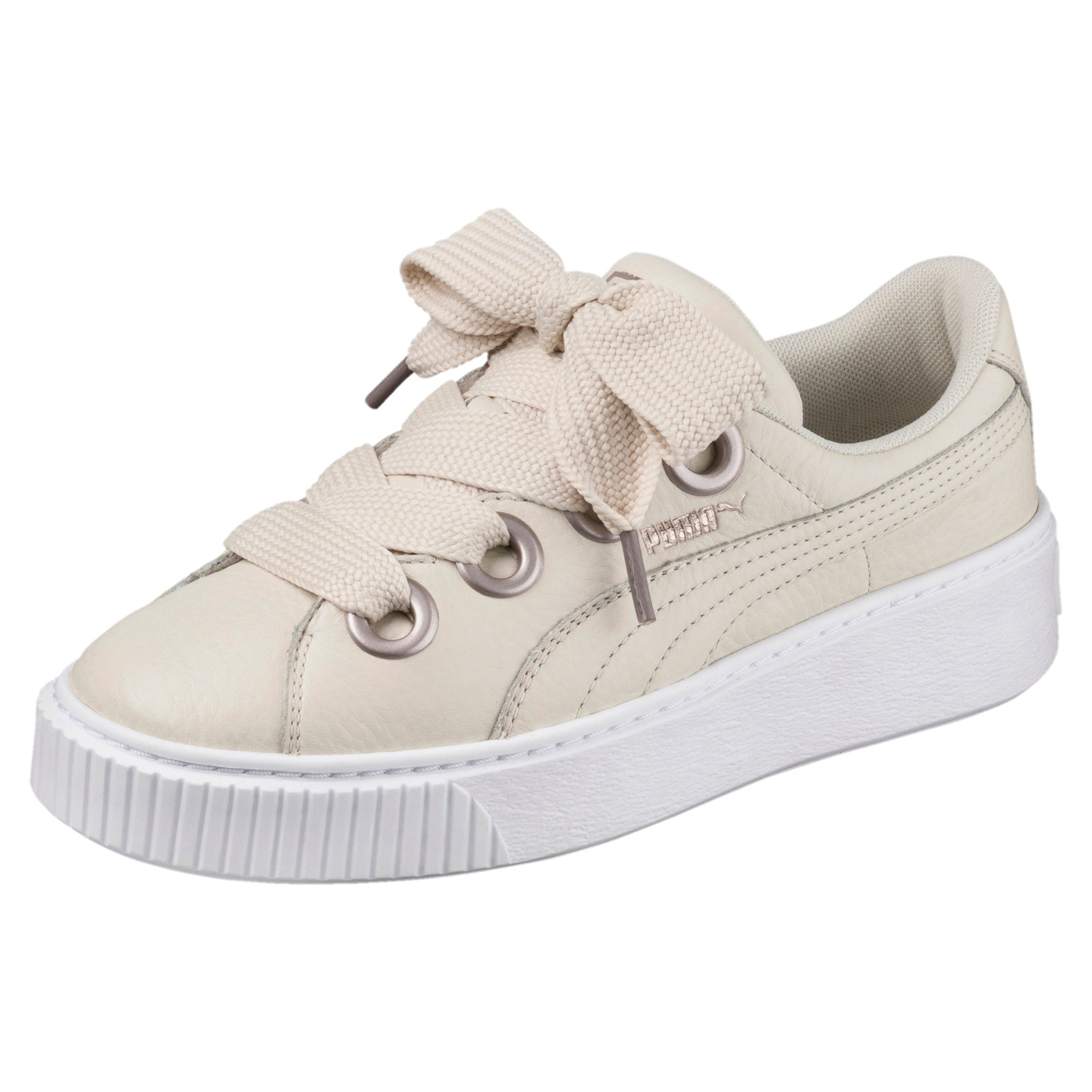 [366460-02] Womens Platform Kiss Leather