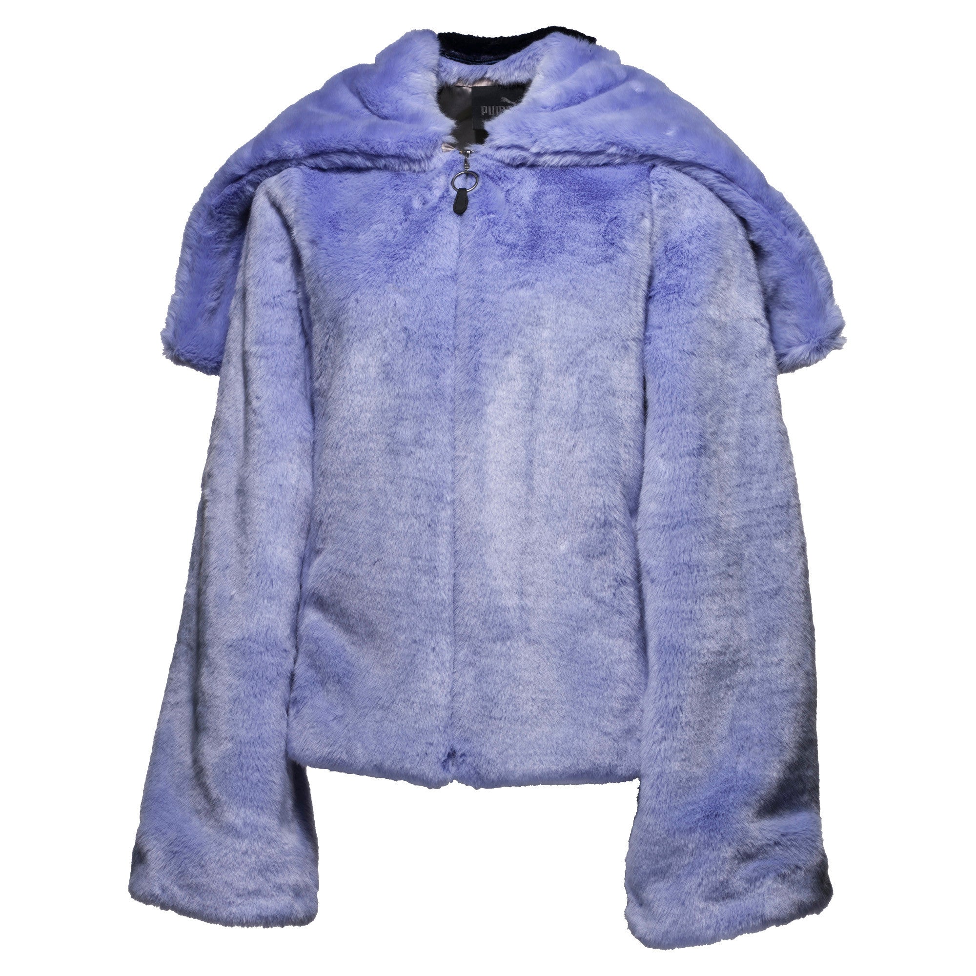 [575809-02] Womens Puma x Fenty by Rihanna Faux Fur Hooded Jacket