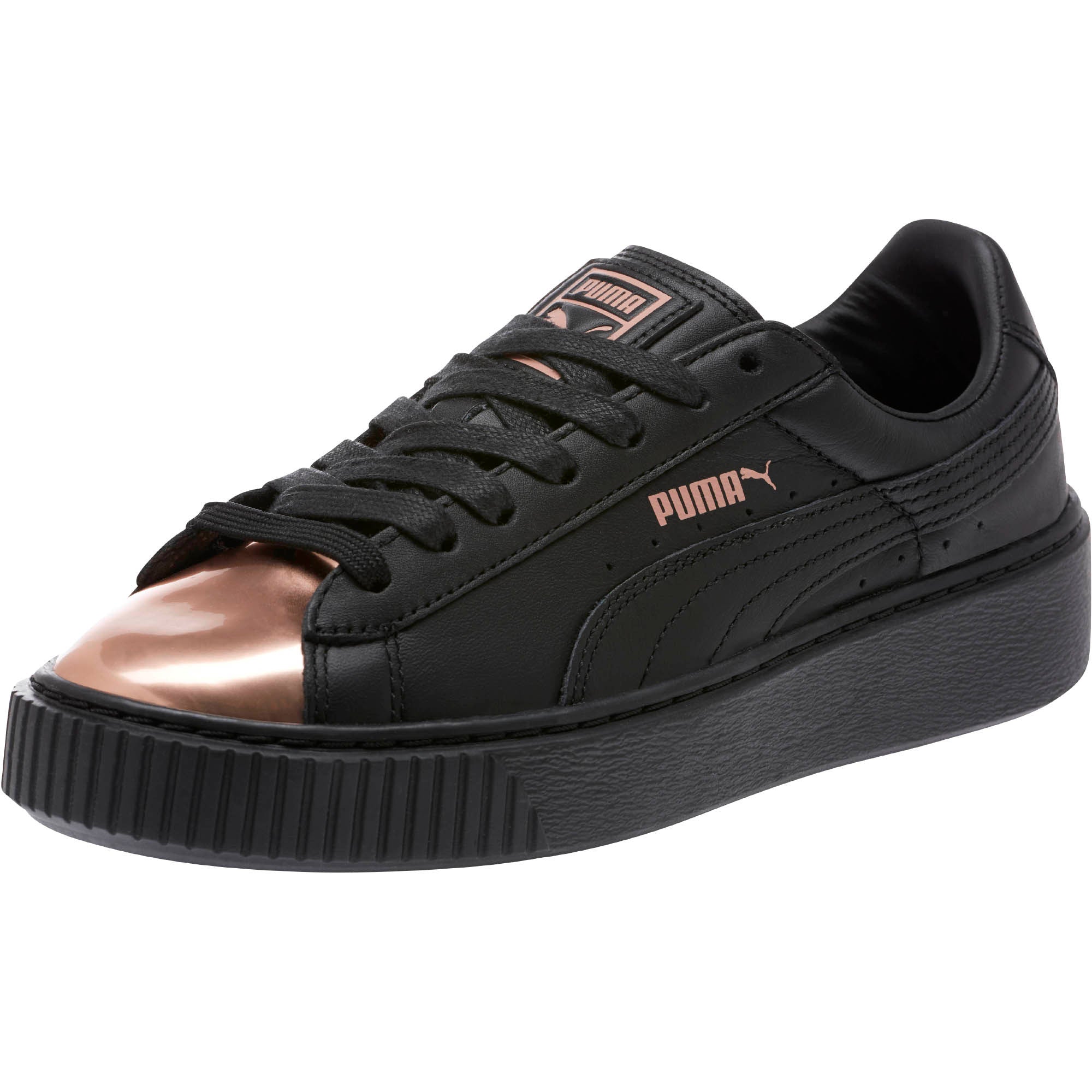 [366169-02] Womens Basket Platform Metallic
