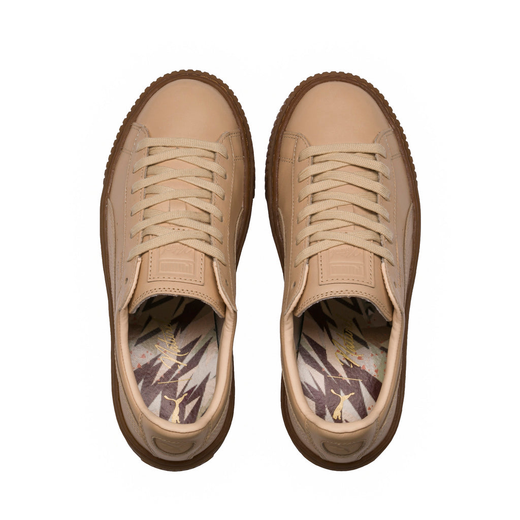 [364457-01] Womens Platform Veg Tan Naturel