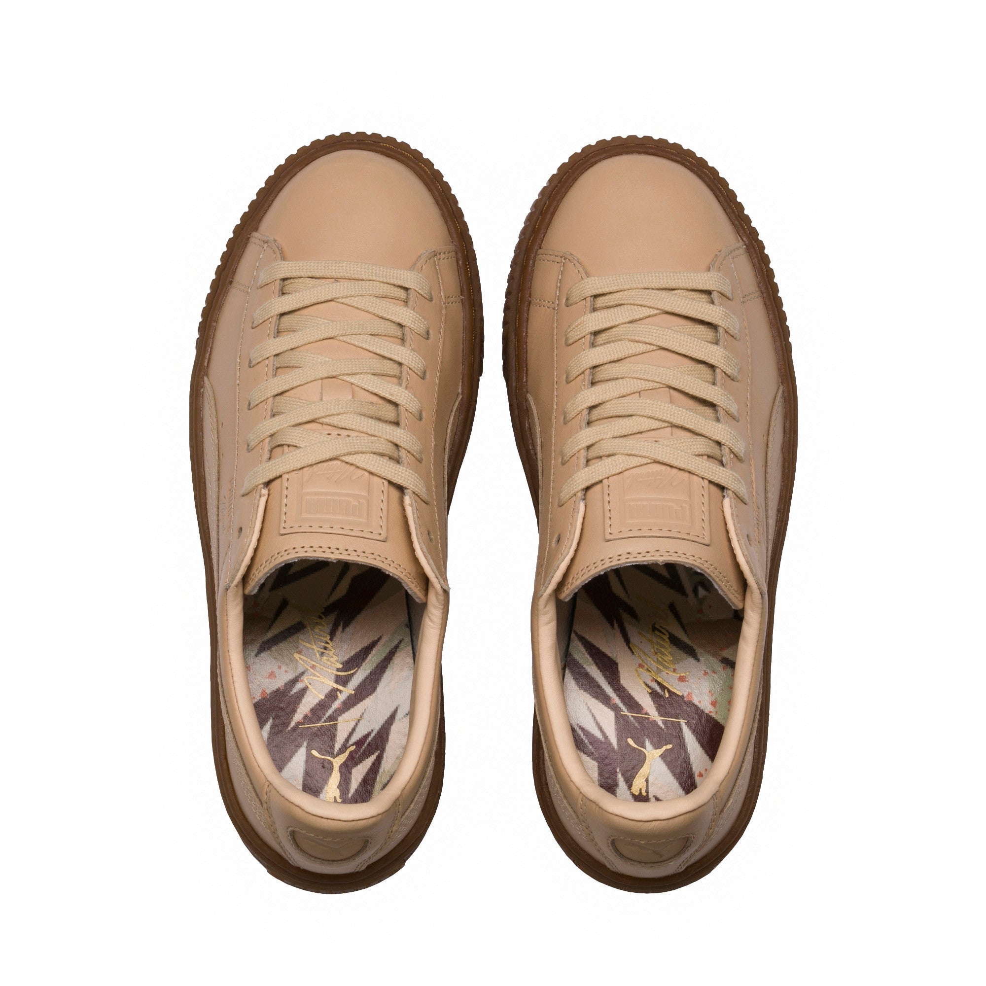 [364457-01] Womens Platform Veg Tan Naturel