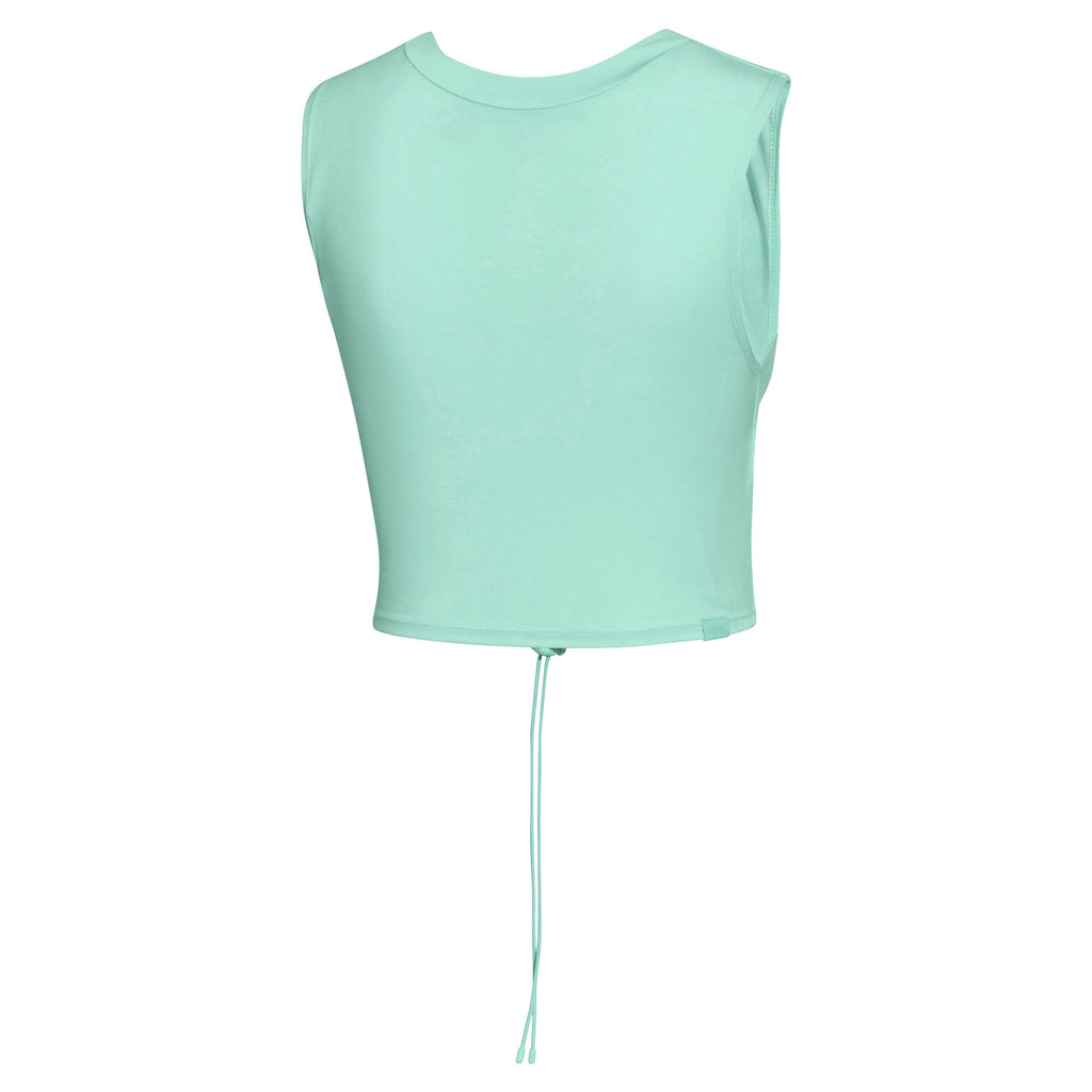 [577243-02] Womens Puma x Fenty by Rihanna Ruched Sleeveless Crew Neck
