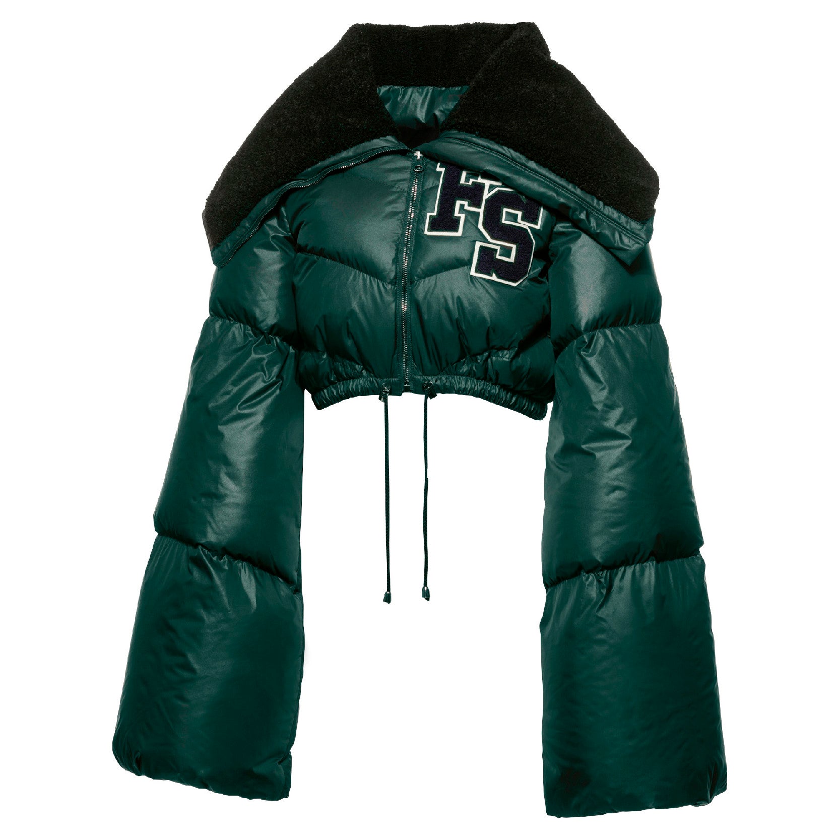 [575818-01] Womens Puma x Fenty by Rihanna Funnel Collar Quilted Jacket