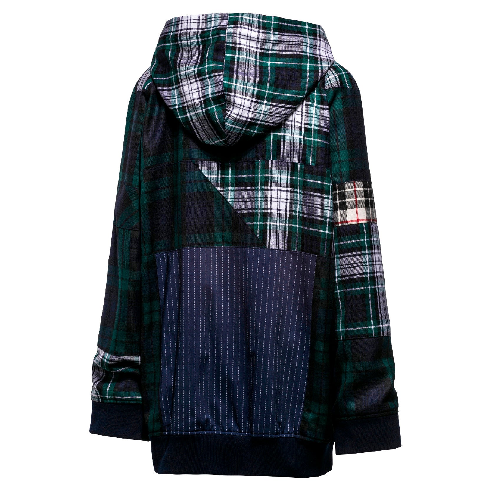 [575841-01] Womens Puma x Fenty by Rihanna Plaid Patched Hood Pullover