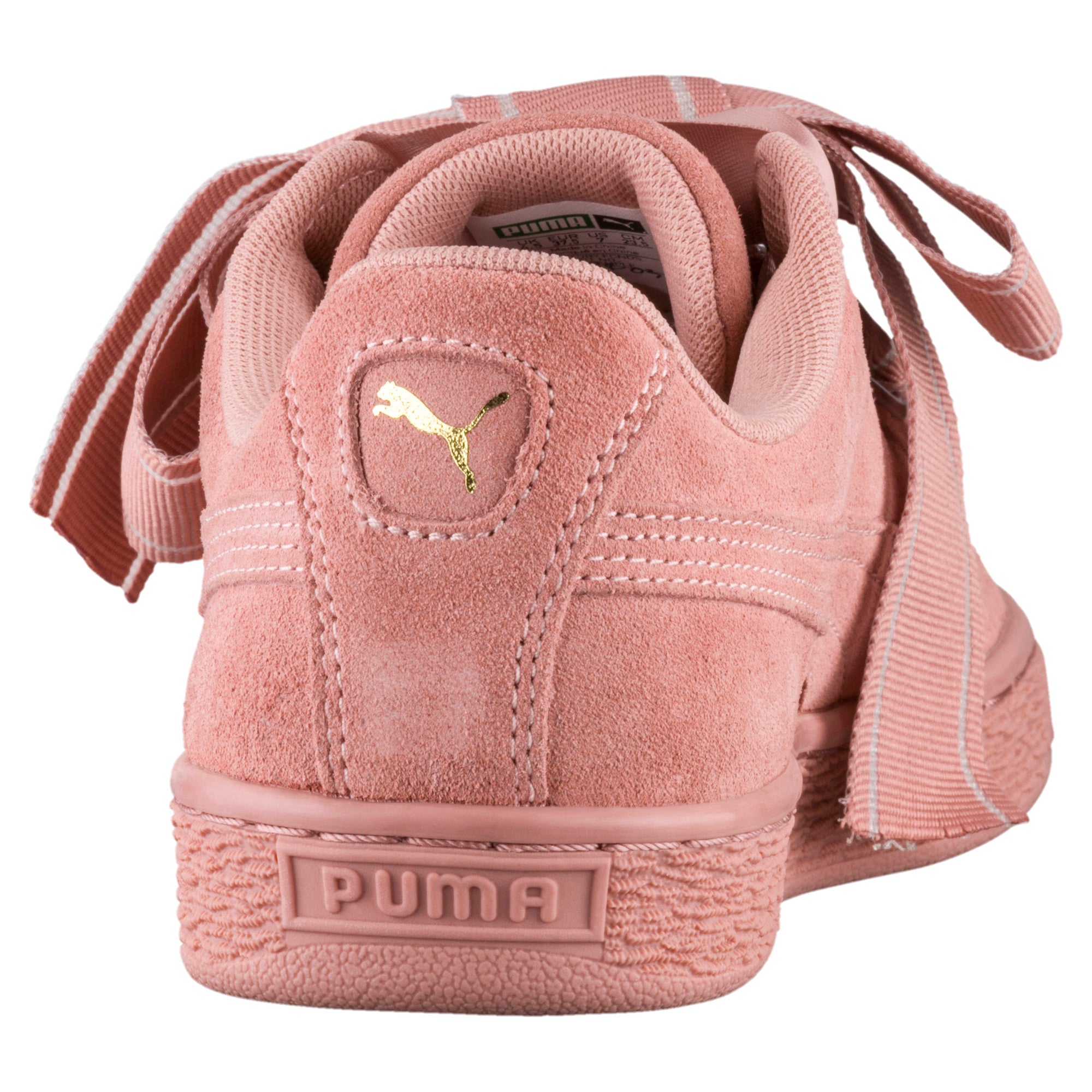 [364084-03] Womens Suede Heart Satin Ii
