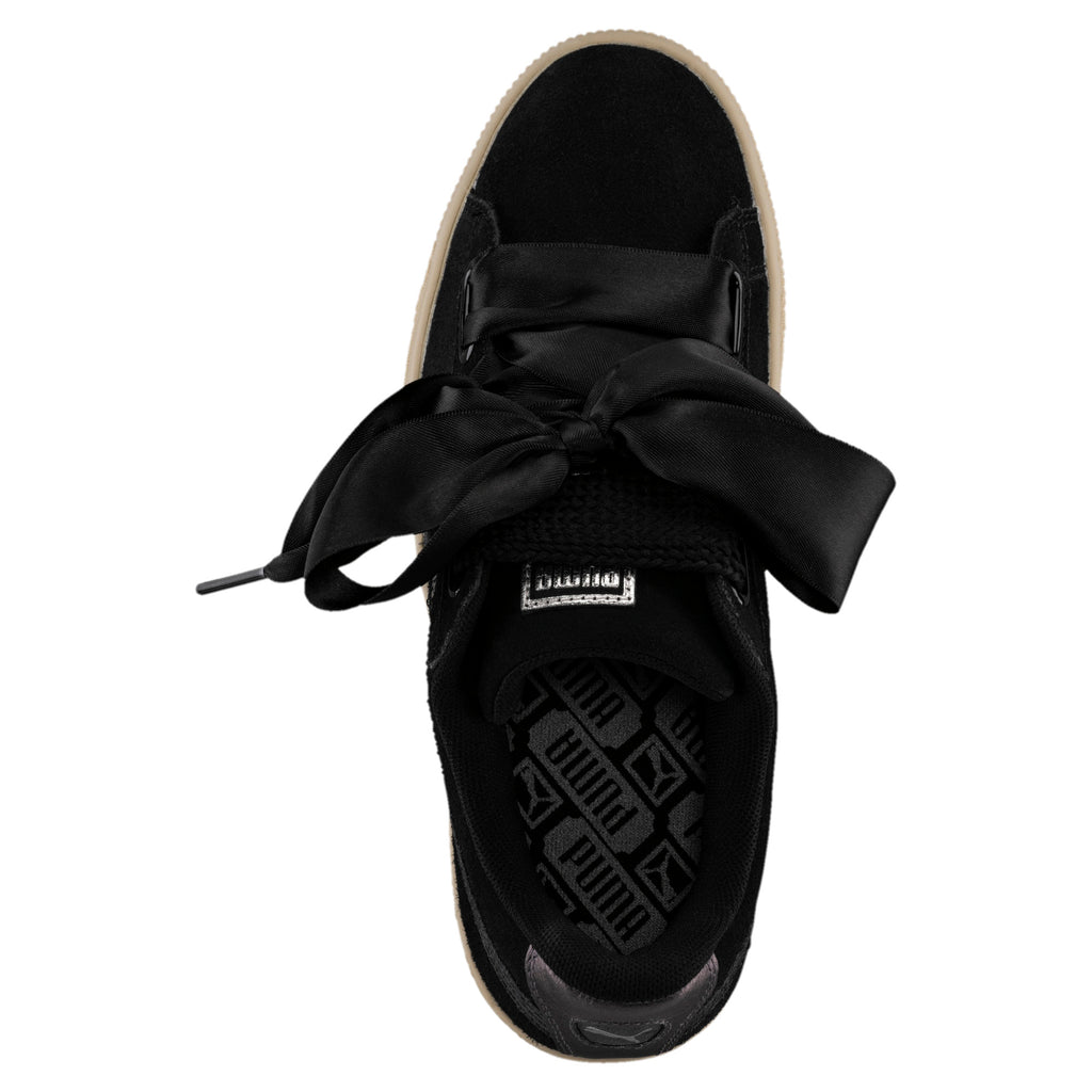[364083-03] Womens Suede Heart Safari