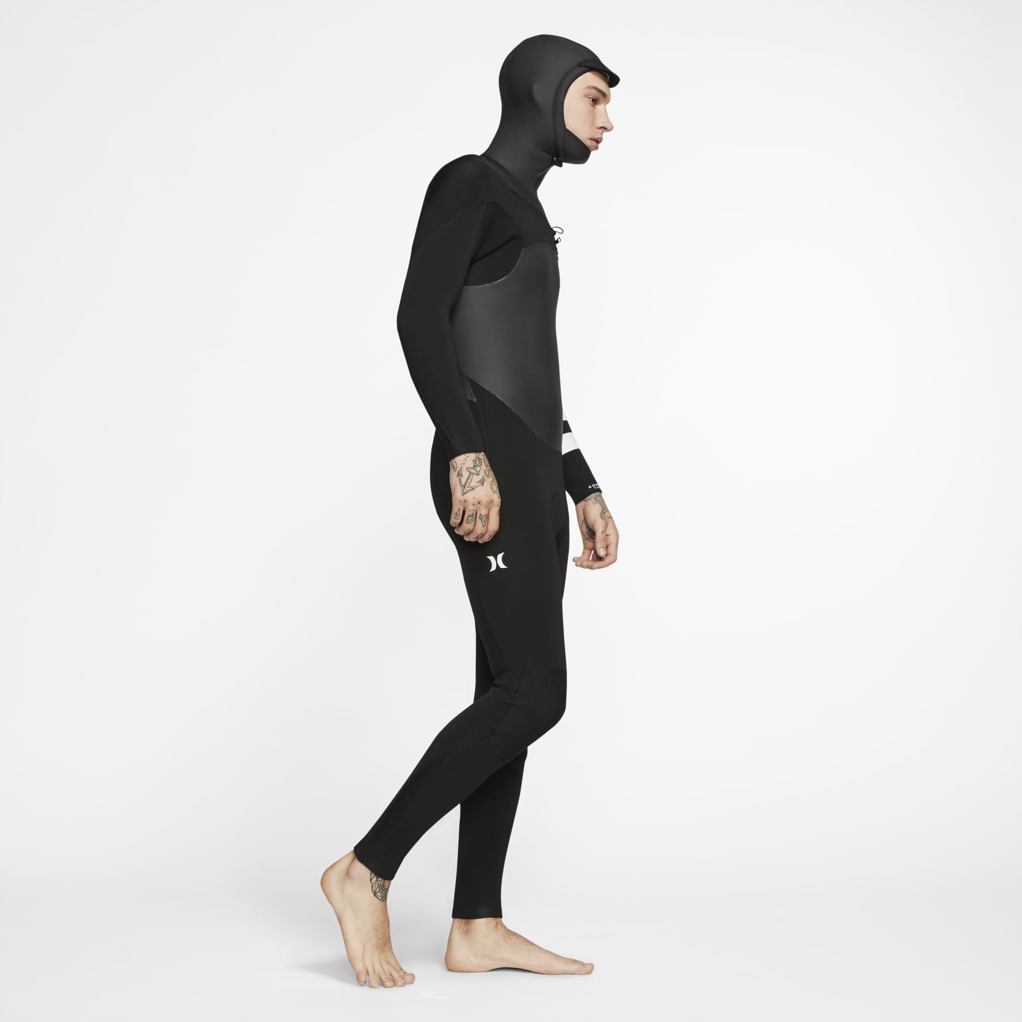 [BV4397-010] Mens Hurley Advantage Plus 5/3 Hooded Fullsuit