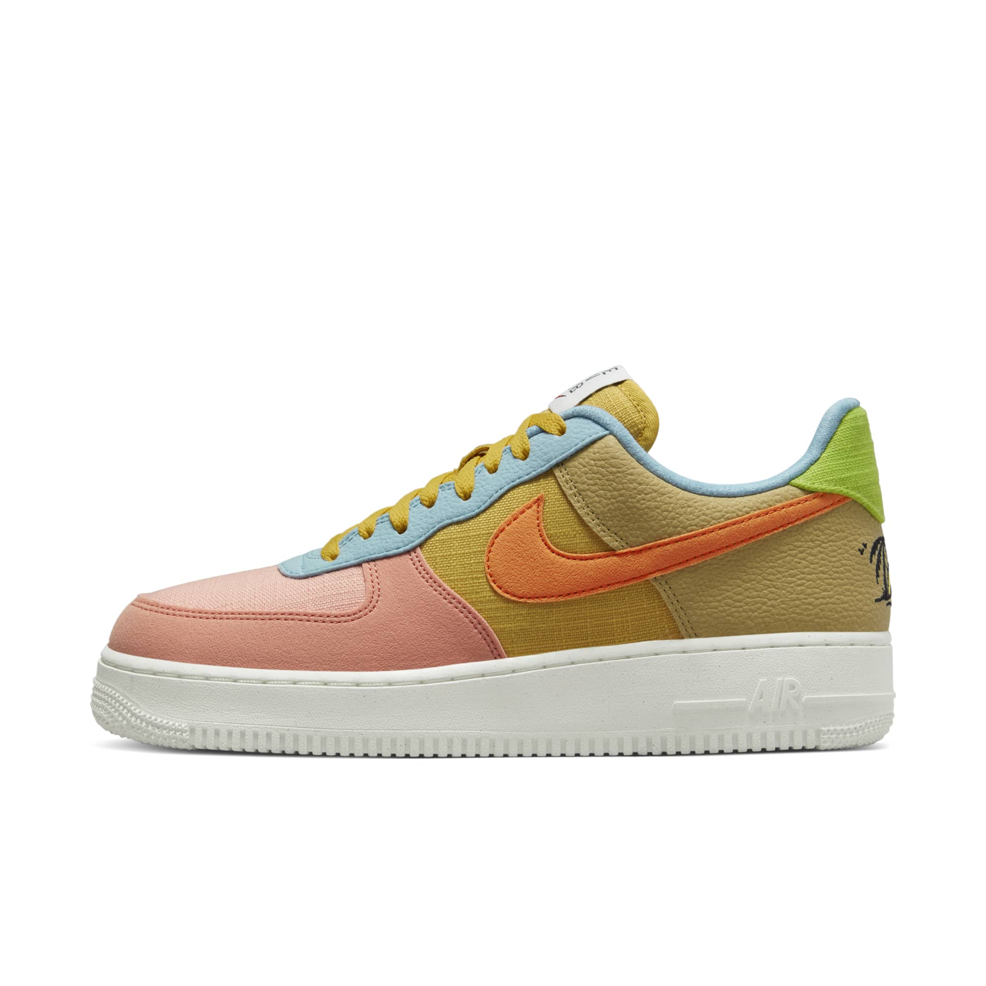 [DQ4531-700] Mens Nike Air Force 1 Low '07 LV8 'Next Nature Sun Club'