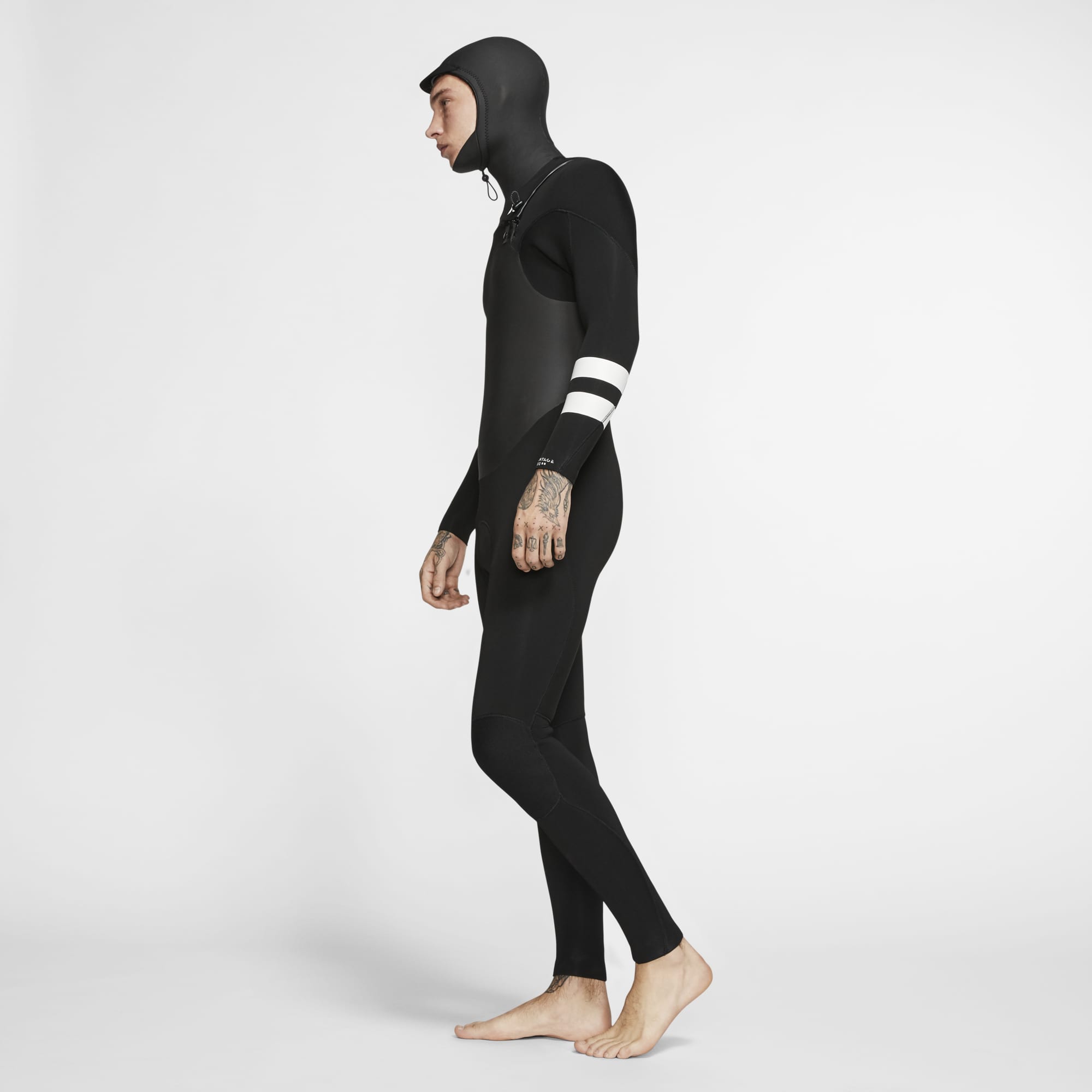 [BV4397-010] Mens Hurley Advantage Plus 5/3 Hooded Fullsuit