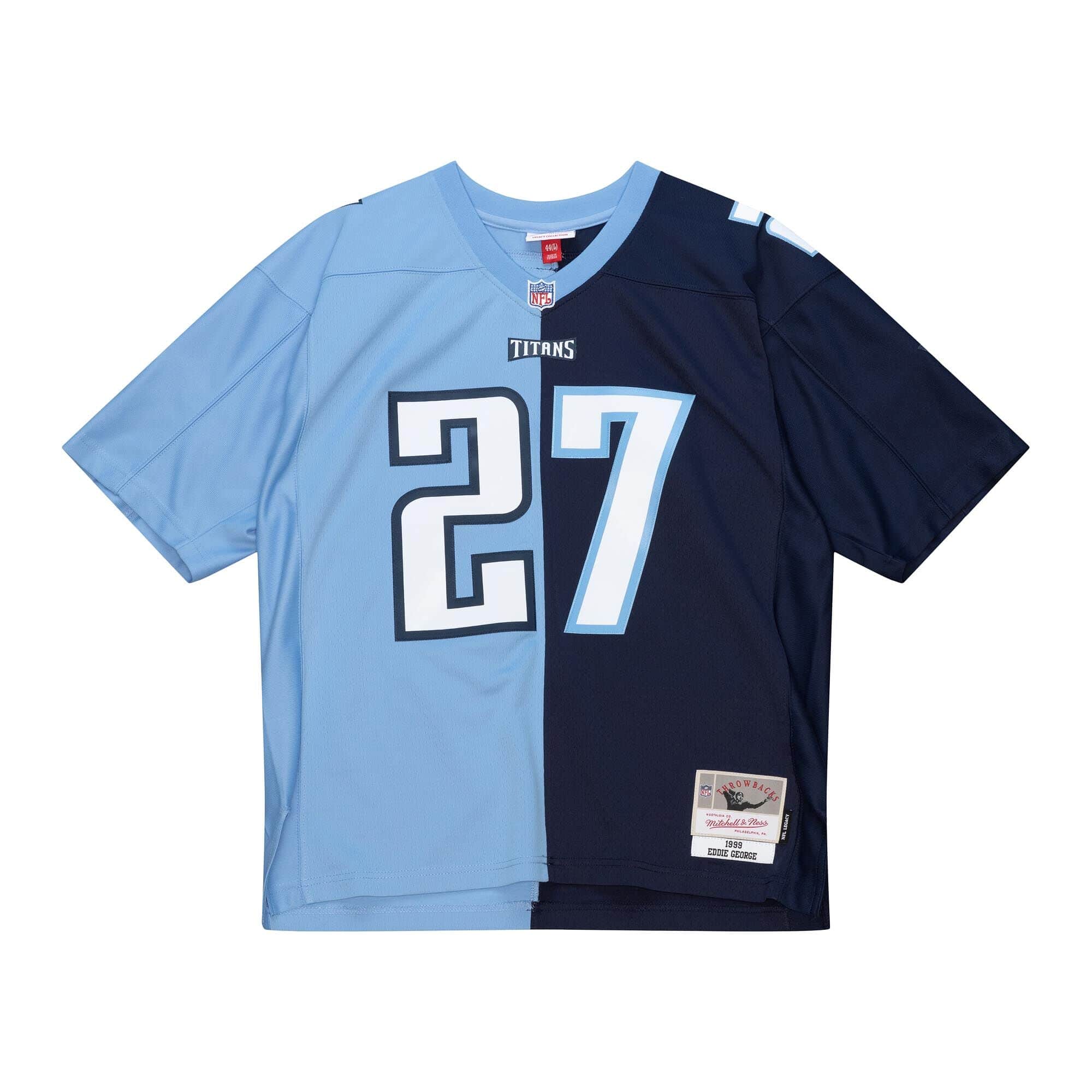 MITCHELL & NESS NFL SPLIT LEGACY JERSEY TENNESSEE TITANS 1999 EDDIE GEORGE