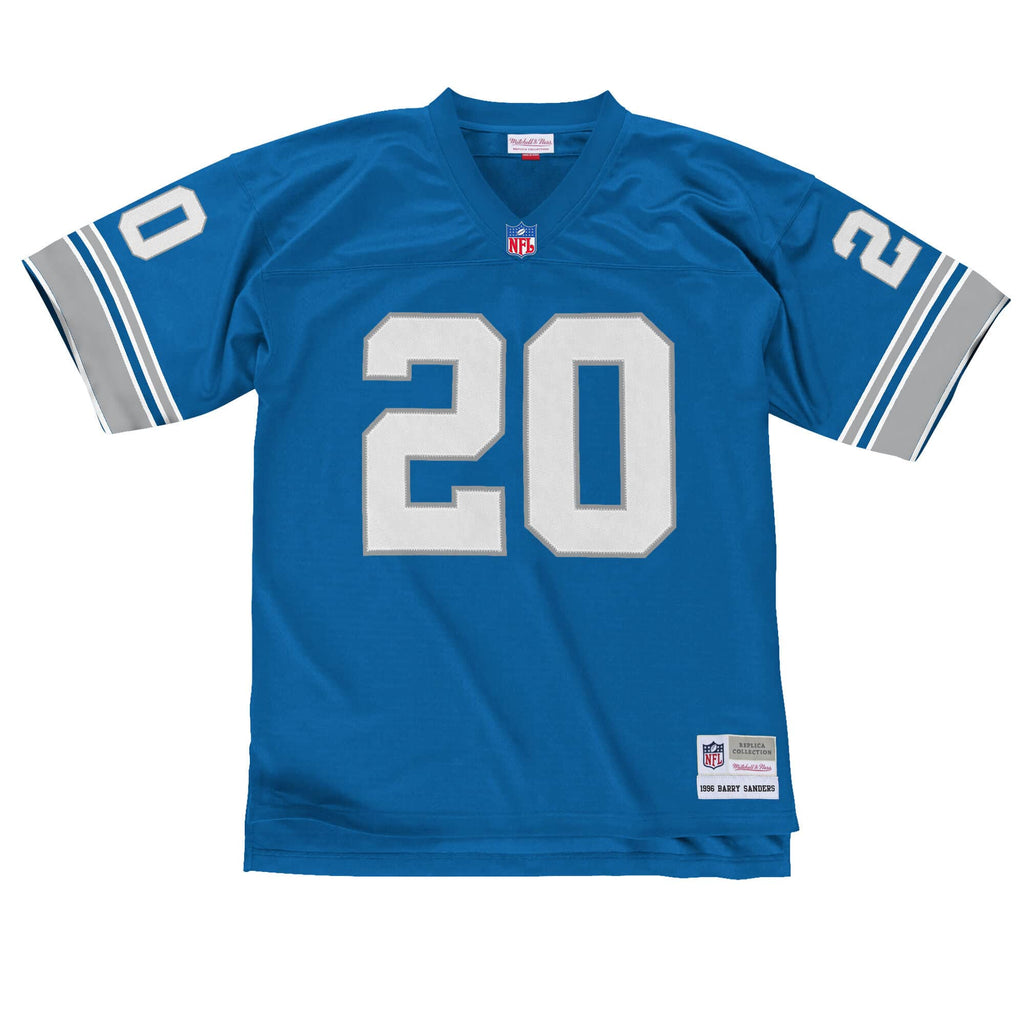 MITCHELL & NESS NFL LEGACY JERSEY DETROIT LIONS 96 BARRY SANDERS