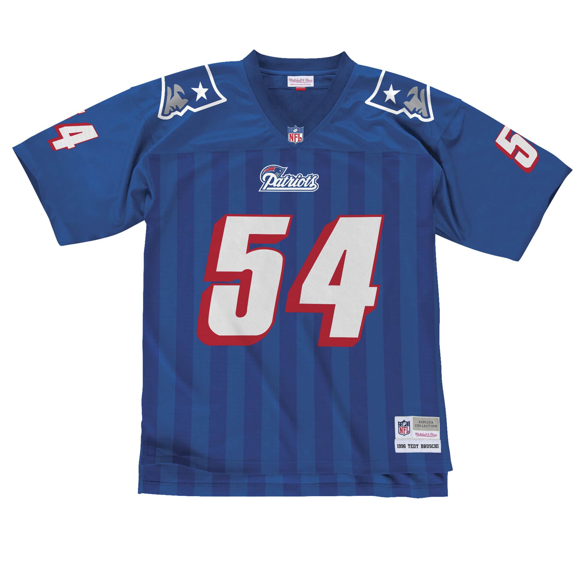 MITCHELL & NESS NFL LEGACY JERSEY NEW ENGLAND PATRIOTS 96 TEDY BRUSCHI