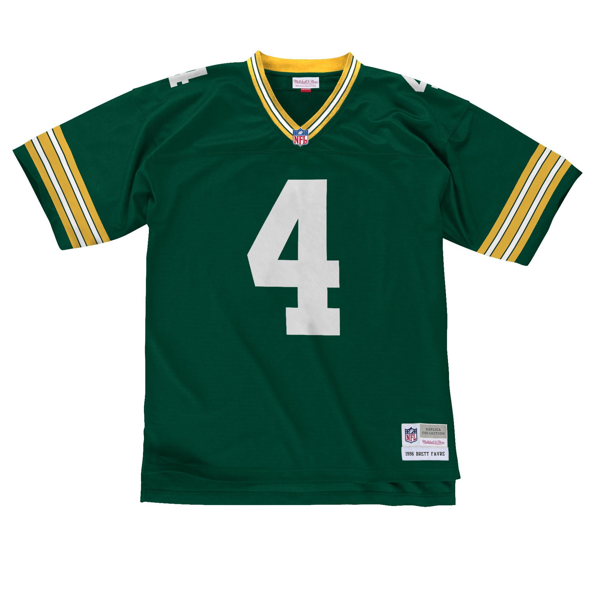 Mens Mitchell & Ness NFL Legacy Jersey Green Bay Packers 1996 Brett Favre - sneakAR
