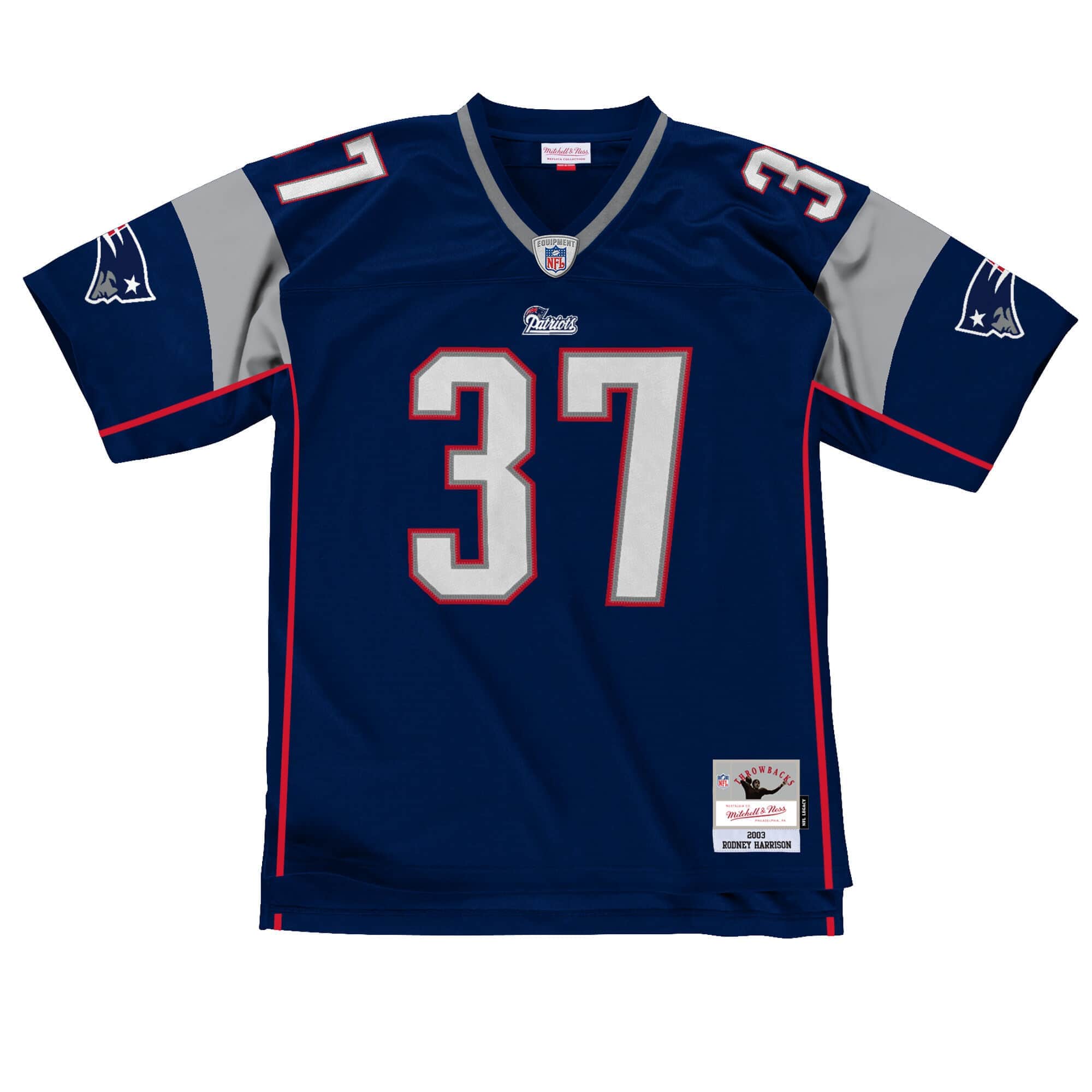 MITCHELL & NESS NFL LEGACY JERSEY NEW ENGLAND PATRIOTS 03 RODNEY HARRISON