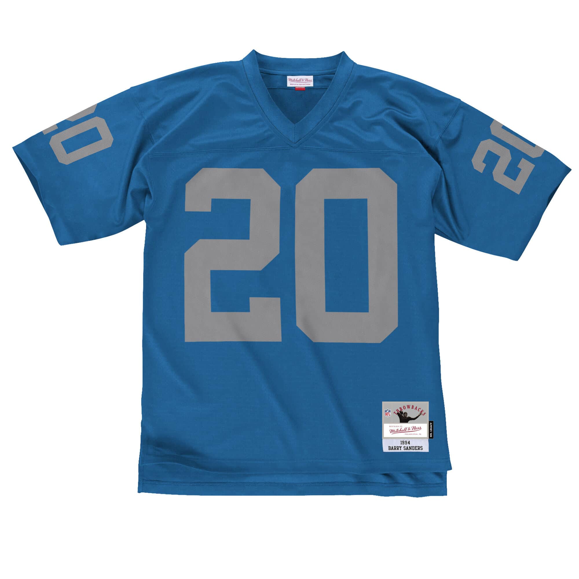 MITCHELL & NESS NFL LEGACY JERSEY DETROIT LIONS 94 BARRY SANDERS