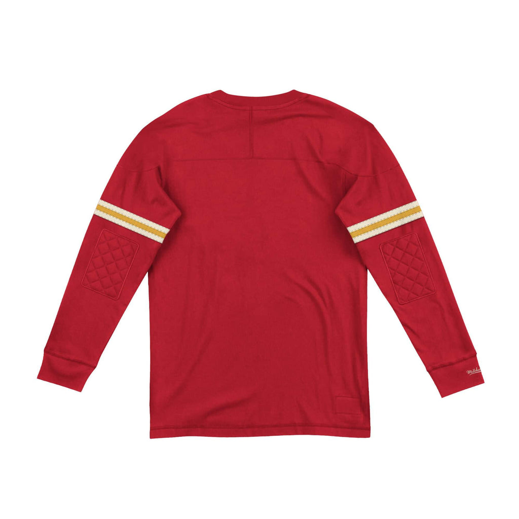 [LNSLDF18030-KCCSCAR] Mens Mitchell & Ness NFL Team Inspired Longsleeve Chiefs - sneakAR