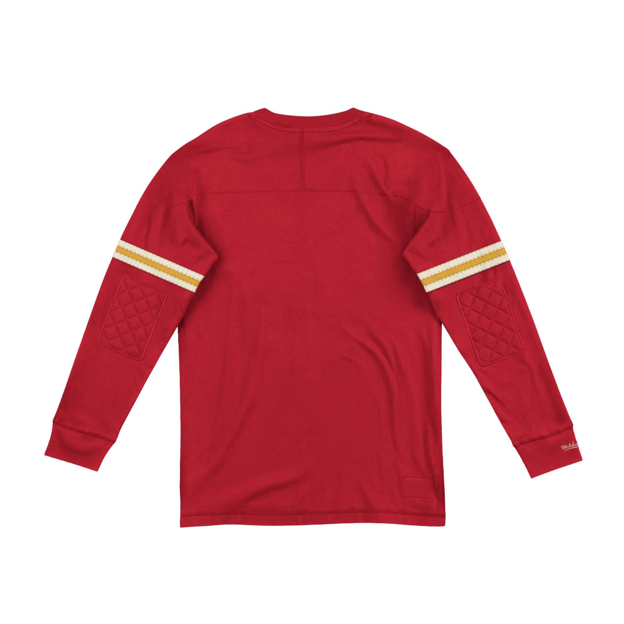 [LNSLDF18030-KCCSCAR] Mens Mitchell & Ness NFL Team Inspired Longsleeve Chiefs - sneakAR