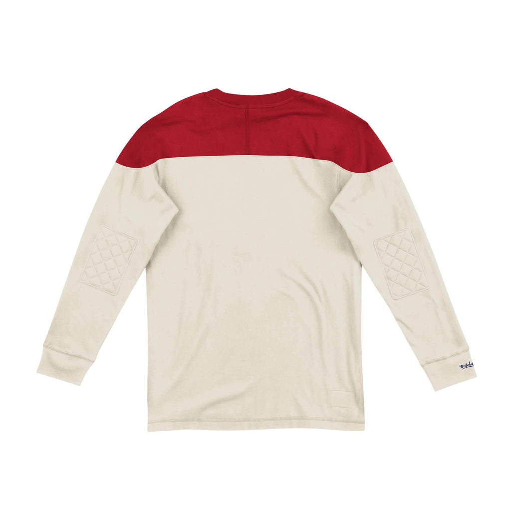 [LNSLDF18030-NYGCREA] Mens Mitchell & Ness NFL Team Inspired Longsleeve New York Giants - sneakAR