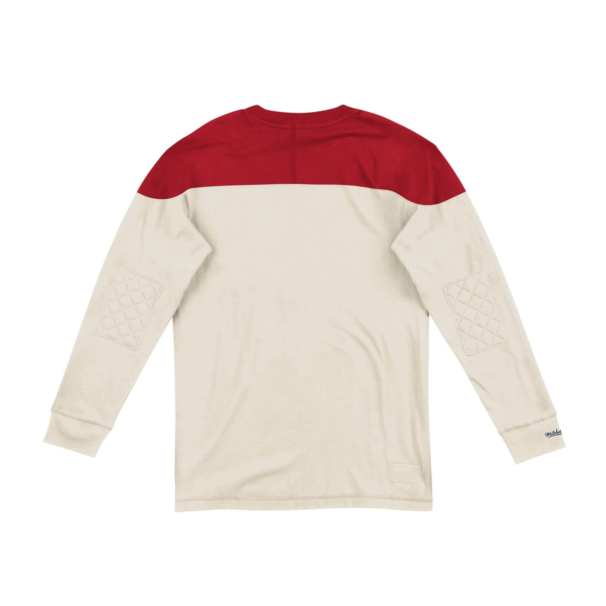 [LNSLDF18030-NYGCREA] Mens Mitchell & Ness NFL Team Inspired Longsleeve New York Giants - sneakAR