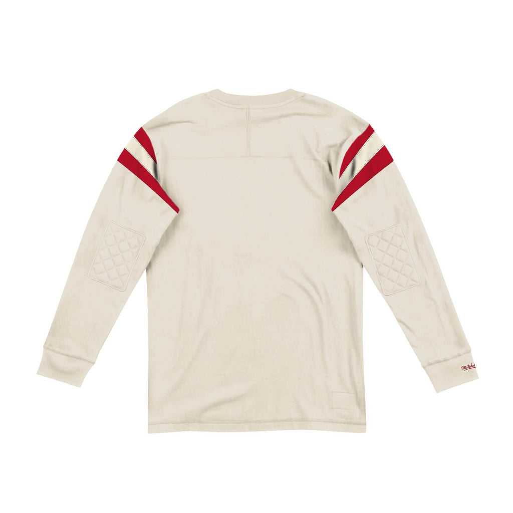 [LNSLDF18030-SF4WHIT] Mens Mitchell & Ness NFL Team Inspired Longsleeve San Francisco 49ers - sneakAR