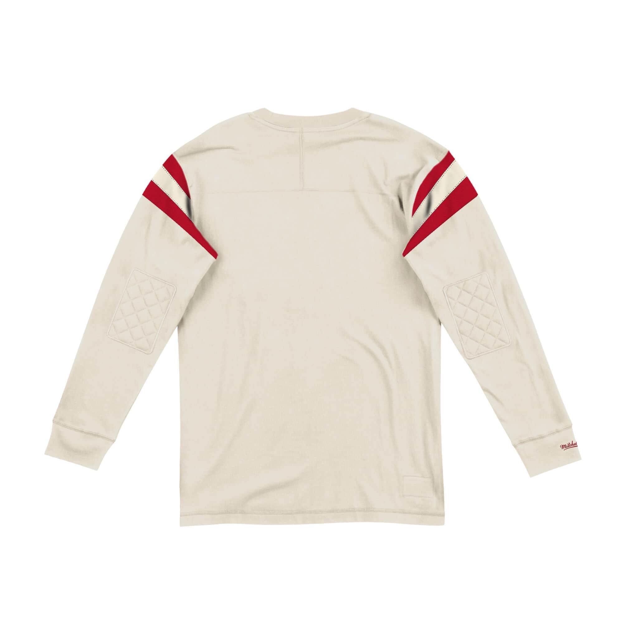 [LNSLDF18030-SF4WHIT] Mens Mitchell & Ness NFL Team Inspired Longsleeve San Francisco 49ers - sneakAR