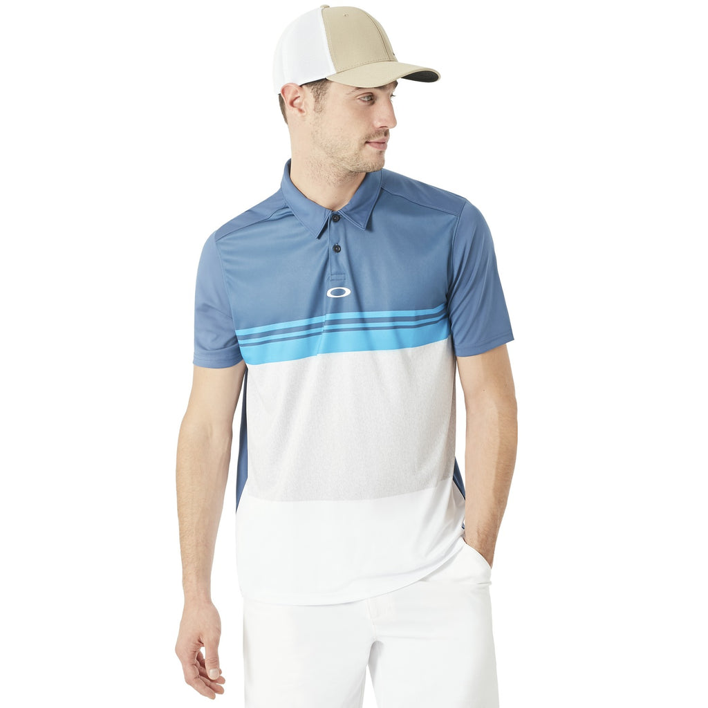 [434039-64W] Mens Oakley Color Block Take Polo