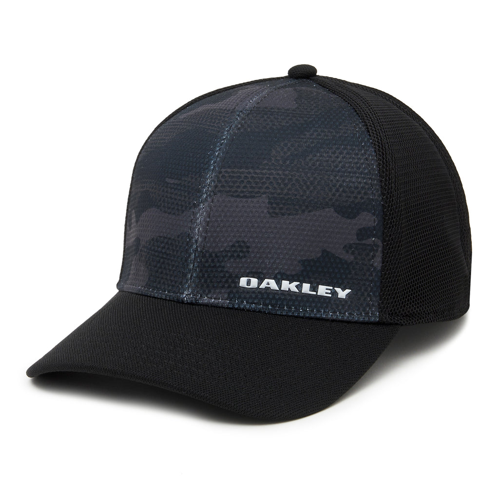 [911722-001] Mens Oakley Silicone Bark Trucker Print 2.0