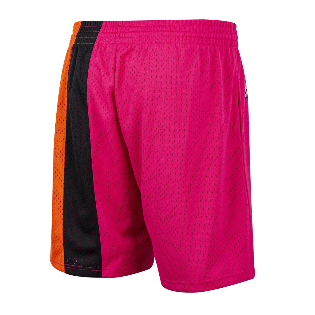 Mens Mitchell & Ness NBA RELOAD SWINGMAN SHORTS - MIAMI HEAT 2005