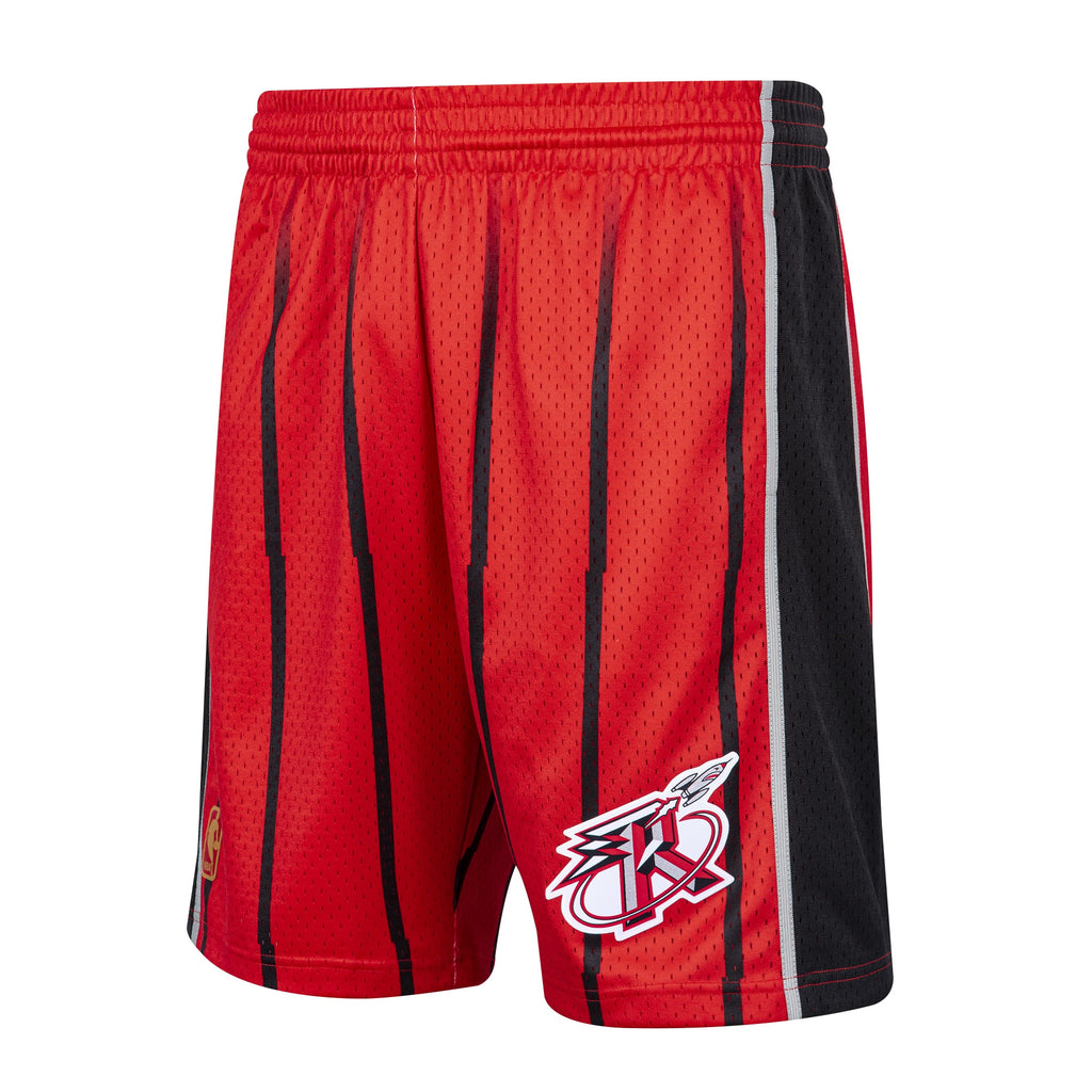 Mens Mitchell & Ness NBA RELOAD SWINGMAN SHORTS - HOUSTON ROCKETS 1996