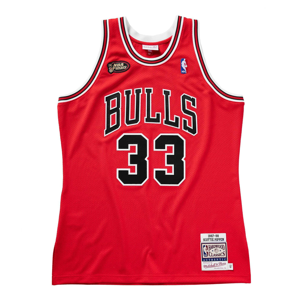 Mens Mitchell & Ness NBA Authentic Jersey 1997 Chicago Bulls Scottie Pippen #33 - sneakAR